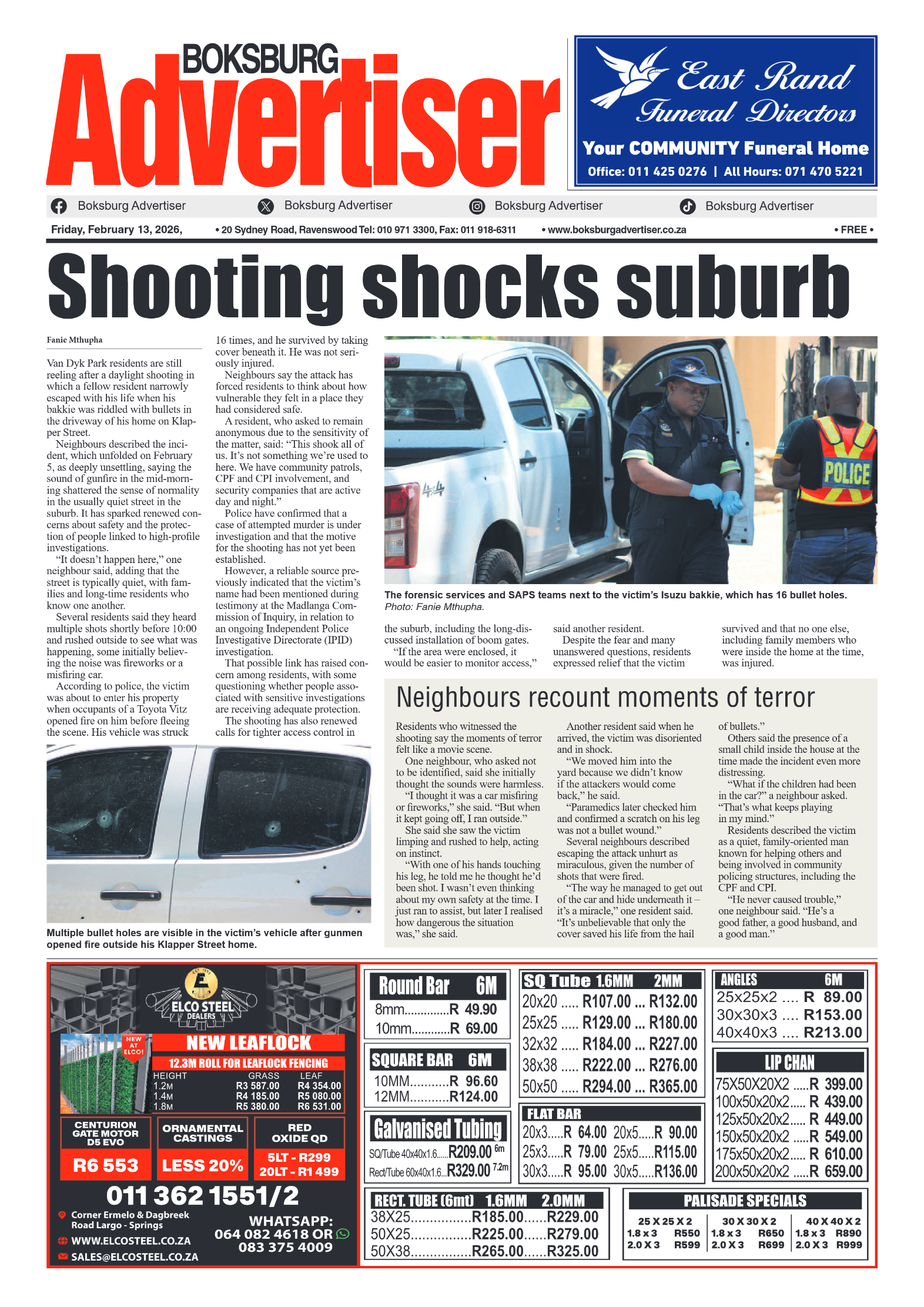 Boksburg Advertiser 13 February 2026 page 3