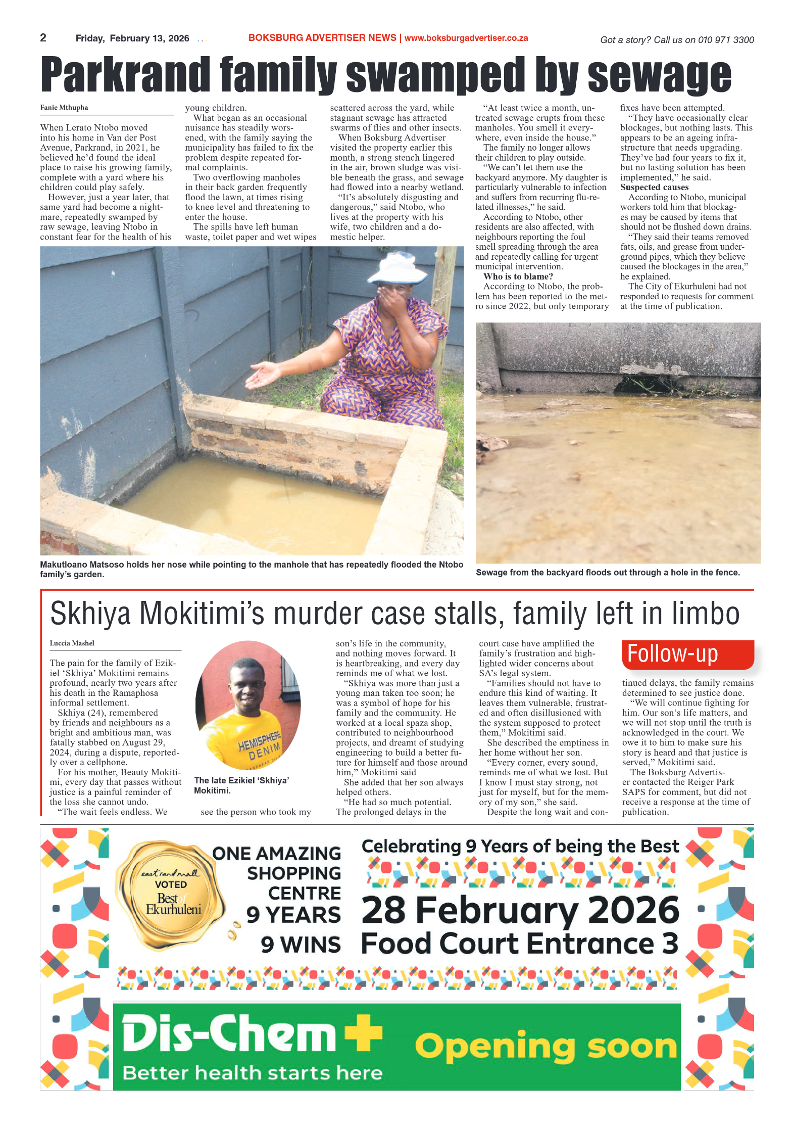 Boksburg Advertiser 13 February 2026 page 4