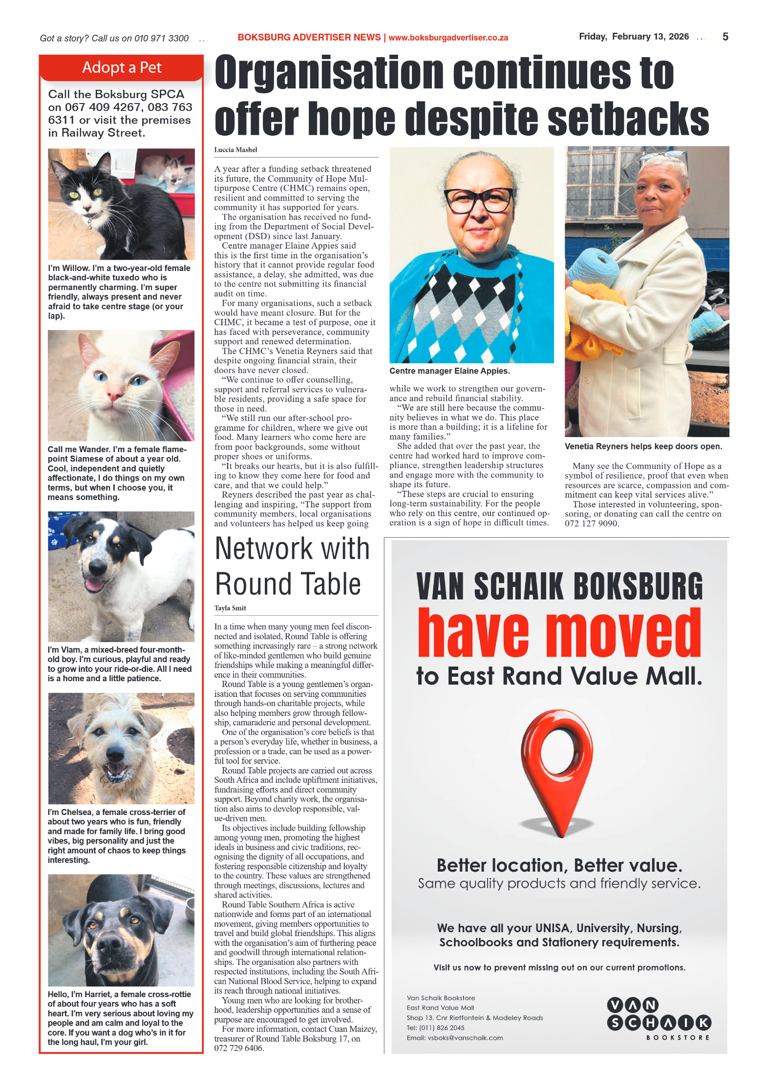 Boksburg Advertiser 13 February 2026 page 7