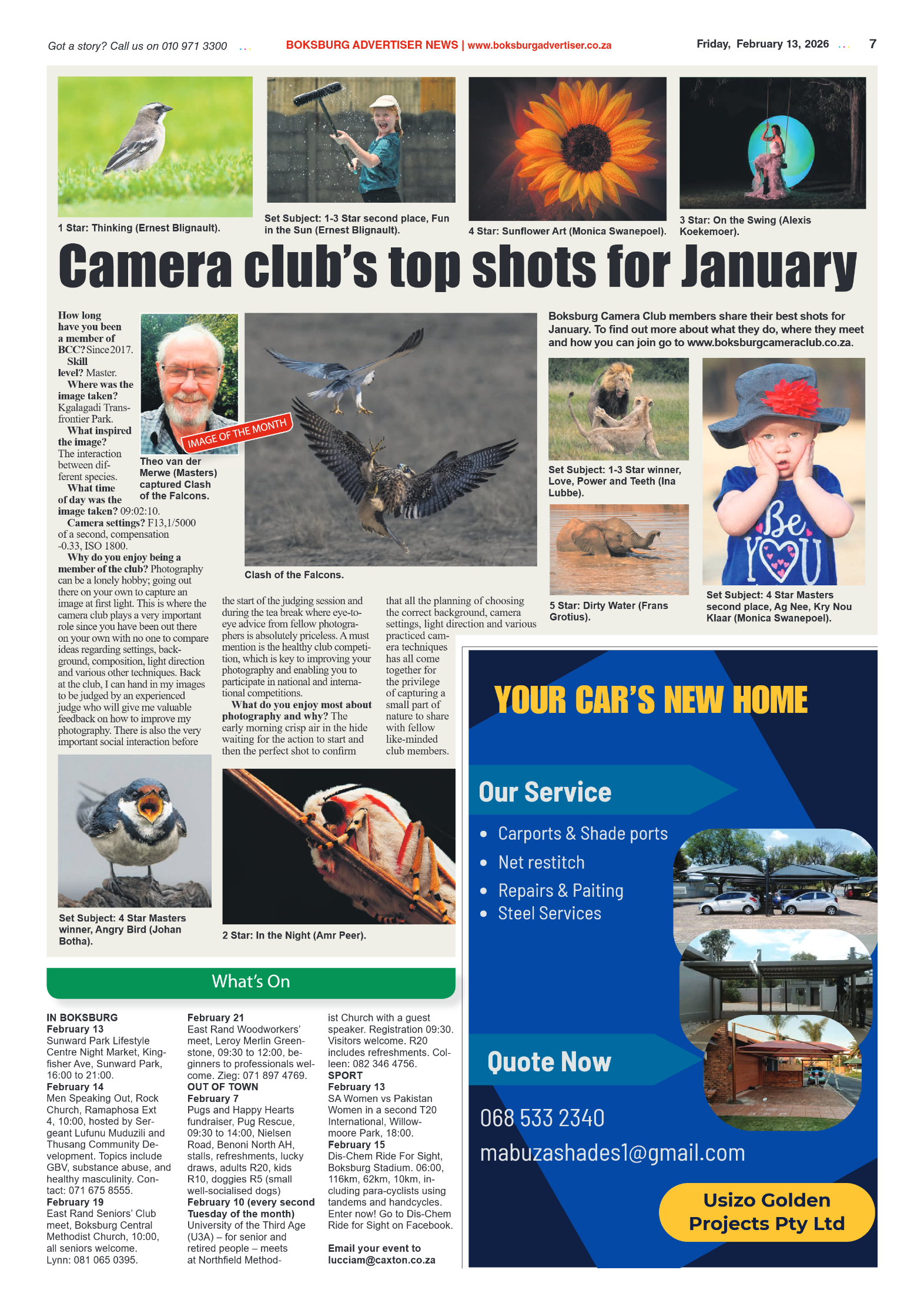 Boksburg Advertiser 13 February 2026 page 9