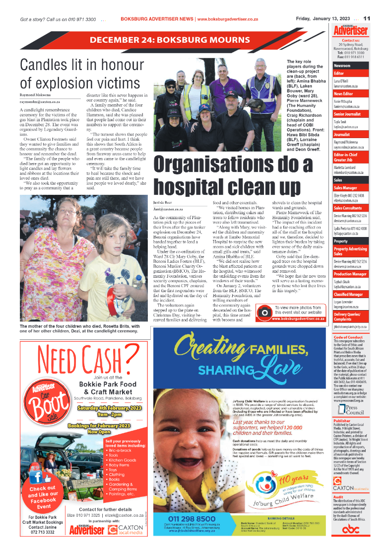 Boksburg Advertiser 13 January 2023 page 11