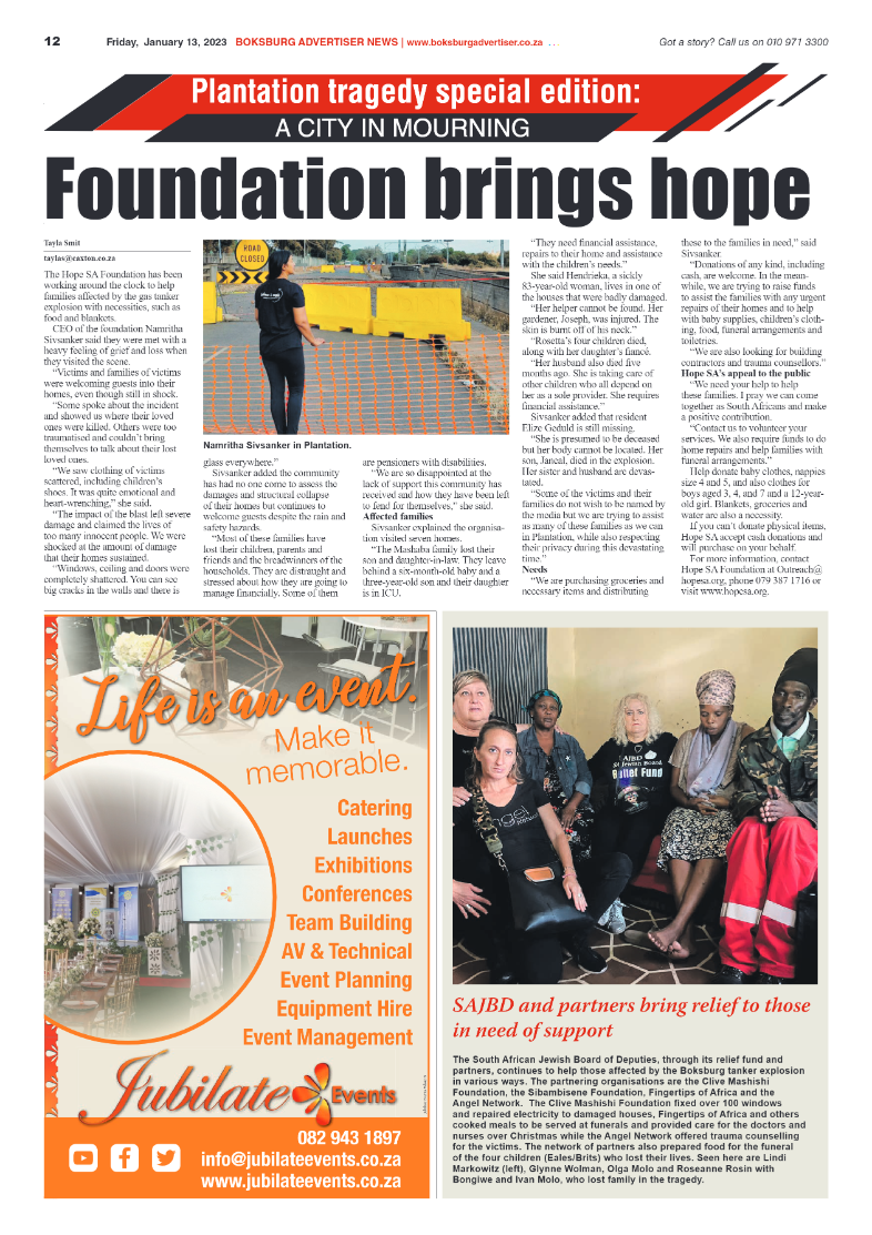 Boksburg Advertiser 13 January 2023 page 12