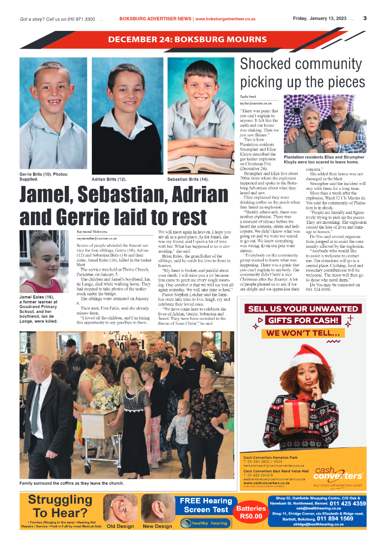 Boksburg Advertiser 13 January 2023 page 3