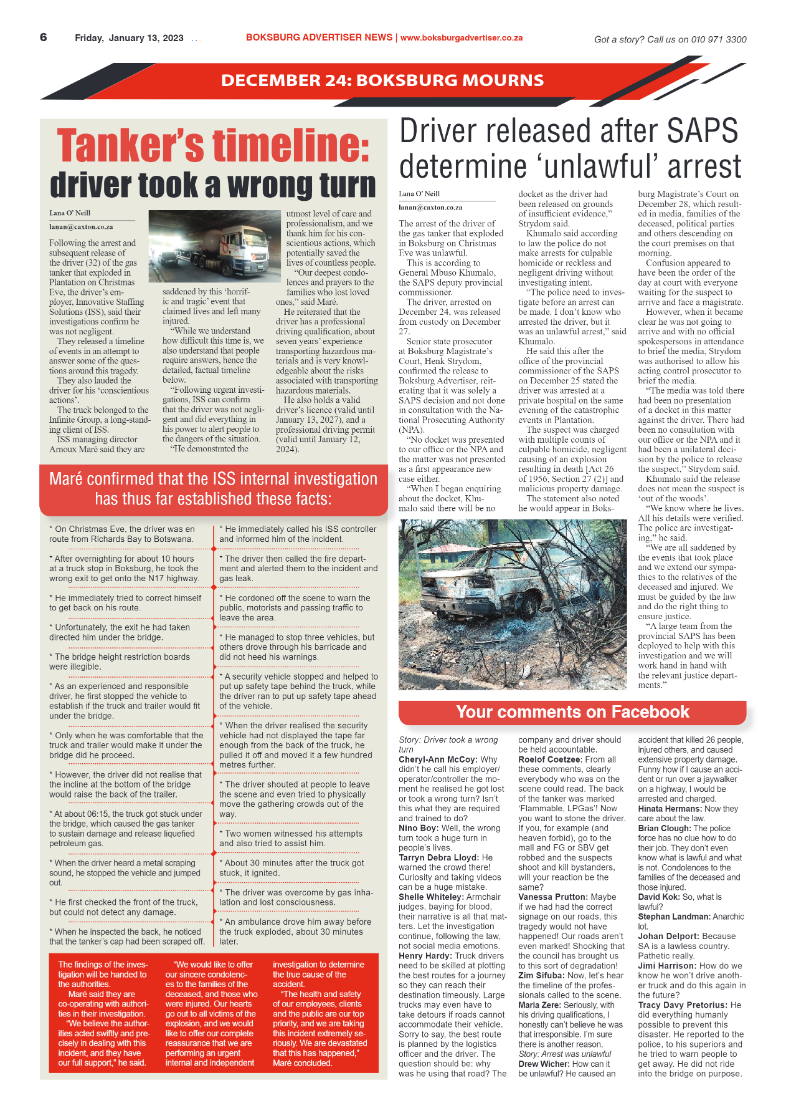 Boksburg Advertiser 13 January 2023 page 6