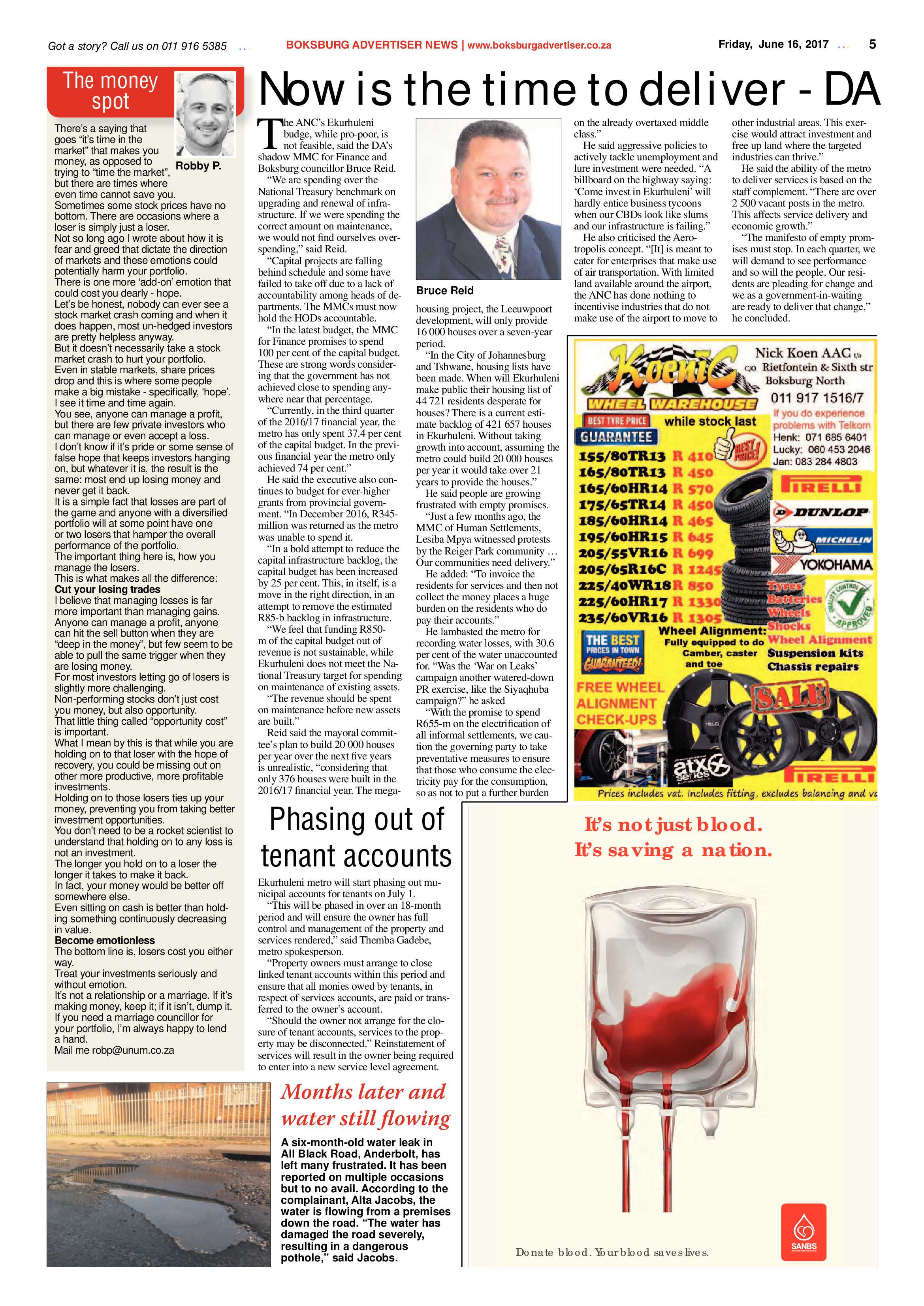 Boksburg Advertiser 13 June 2017 page 5