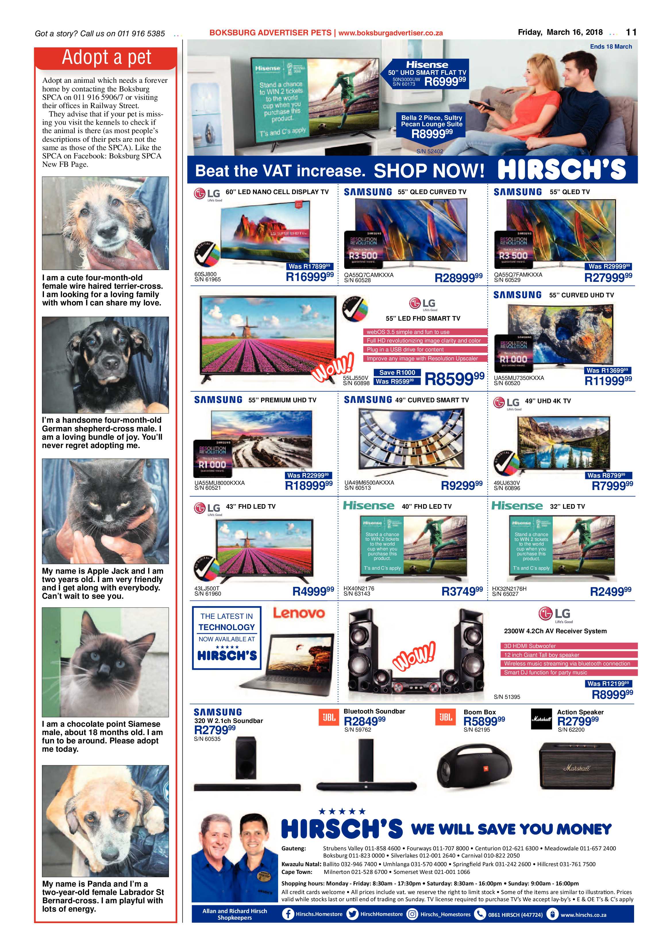 Boksburg Advertiser 13 March 2018 page 11