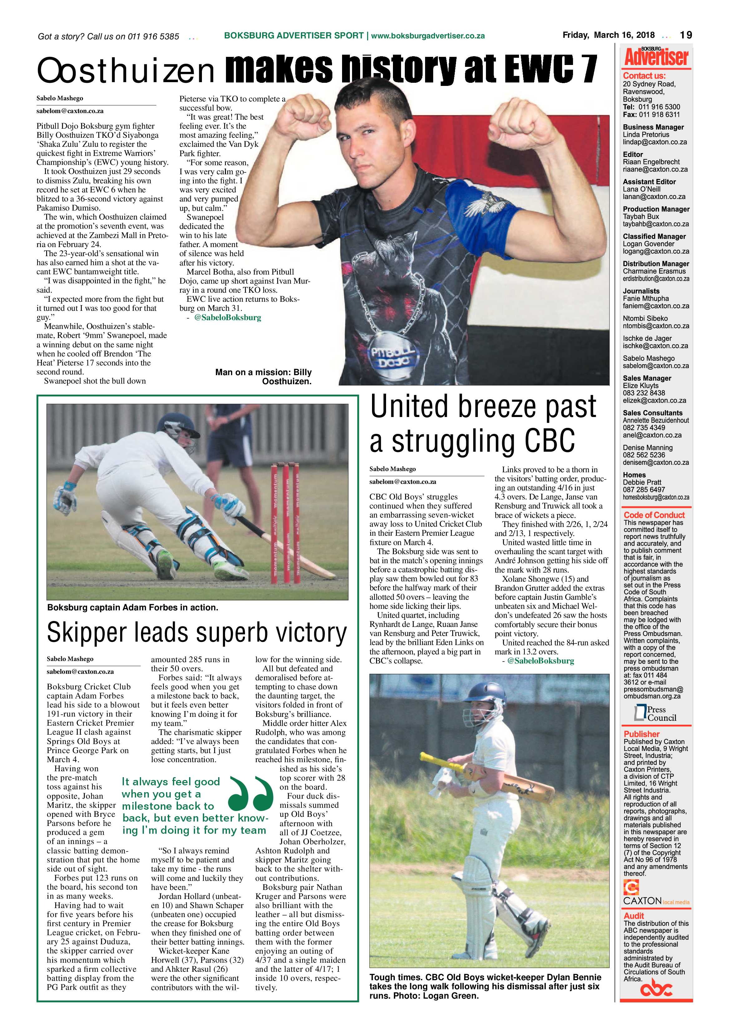 Boksburg Advertiser 13 March 2018 page 19