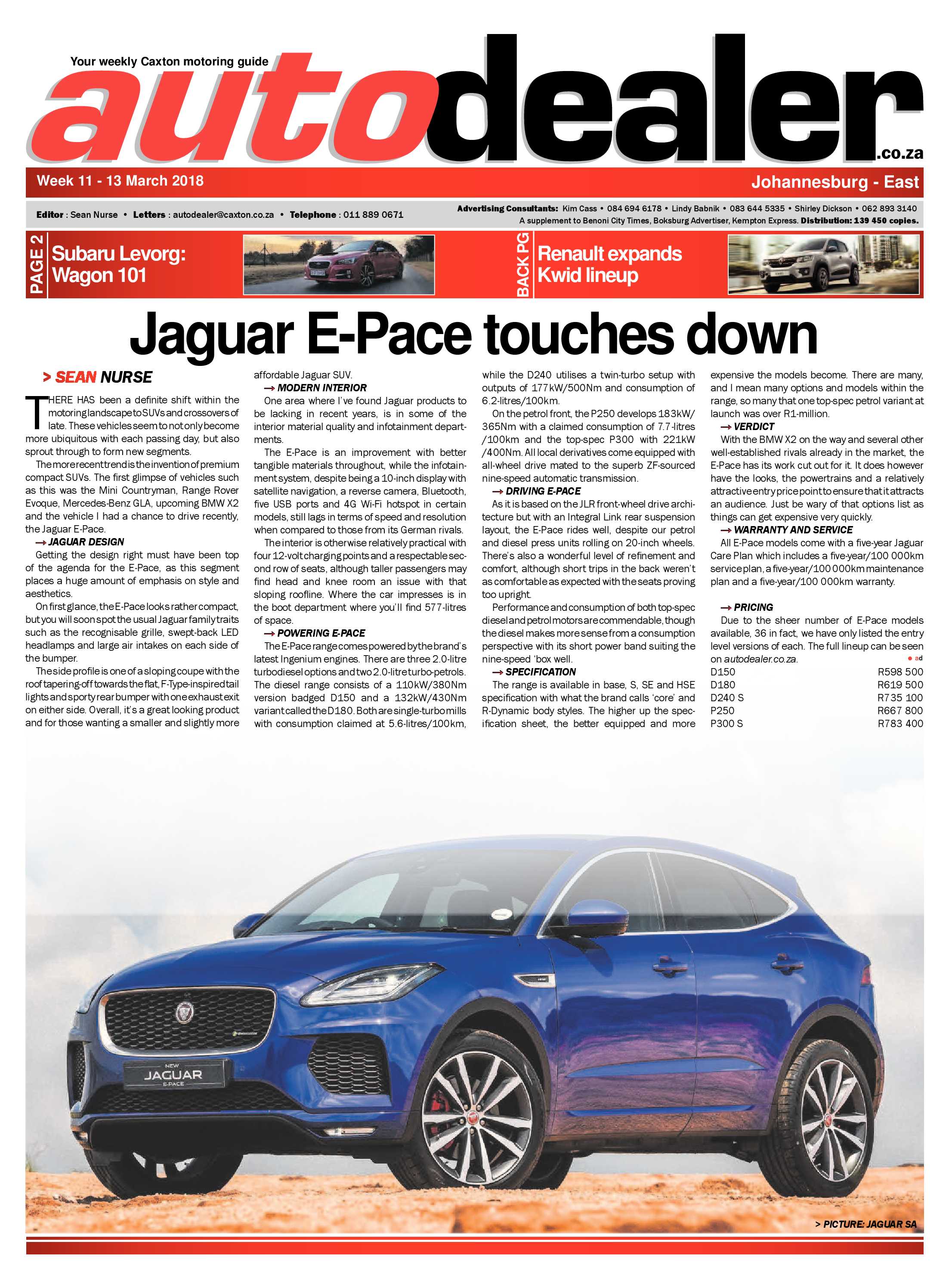 Boksburg Advertiser 13 March 2018 page 21