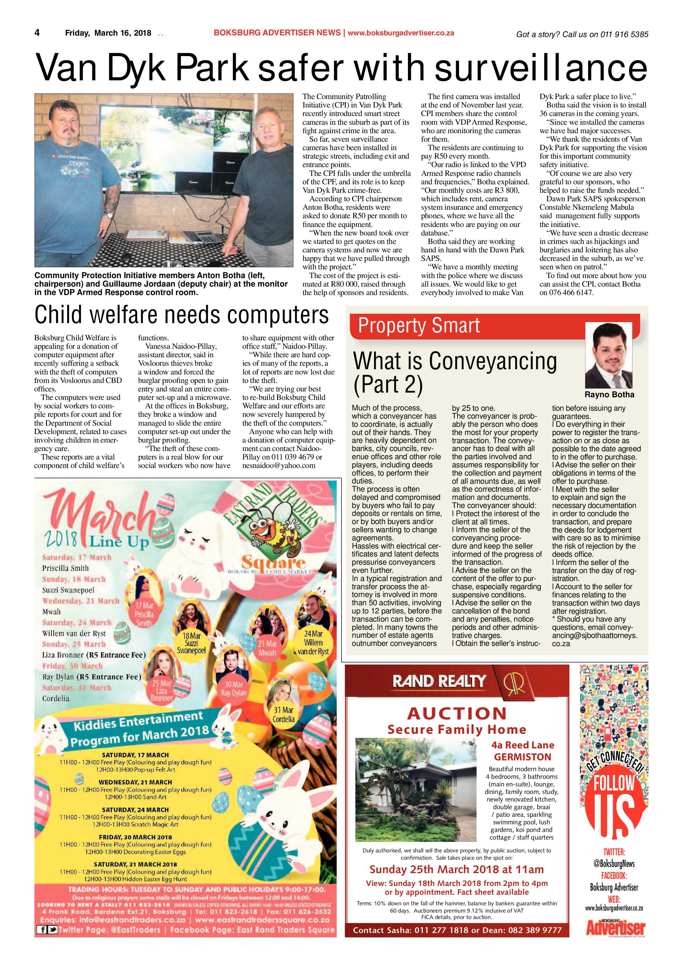 Boksburg Advertiser 13 March 2018 page 4