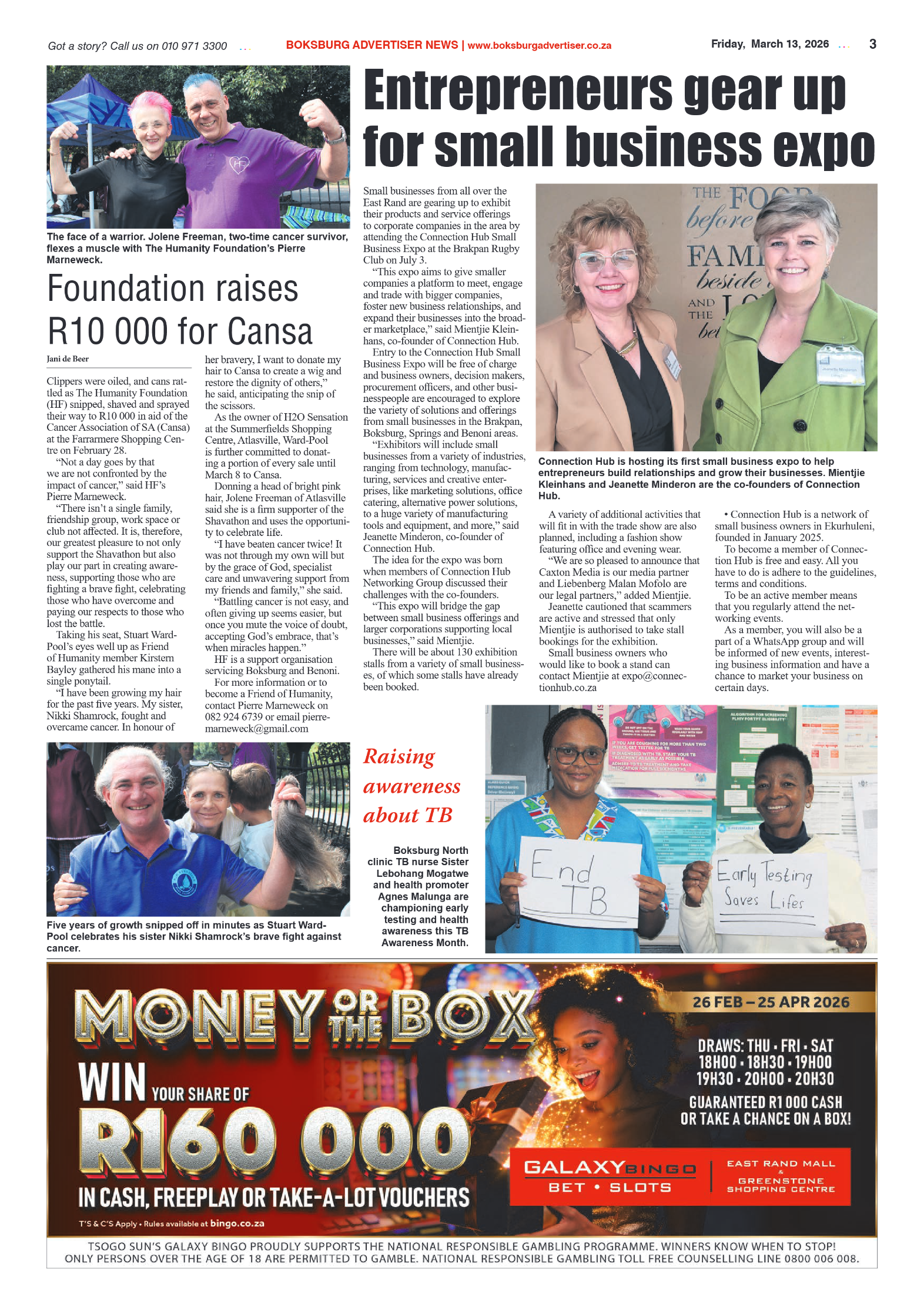 Boksburg Advertiser 13 March 2026 page 5