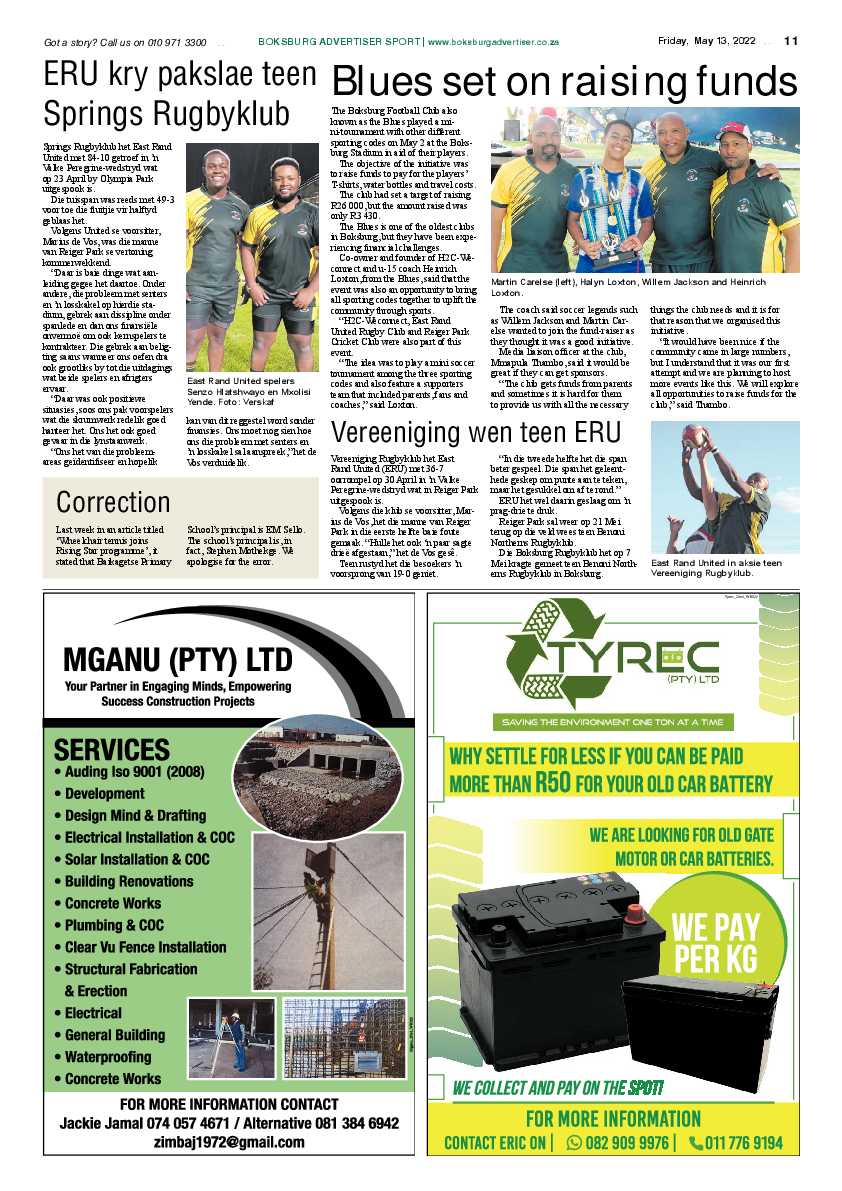 Boksburg Advertiser 13 May 2022 page 11