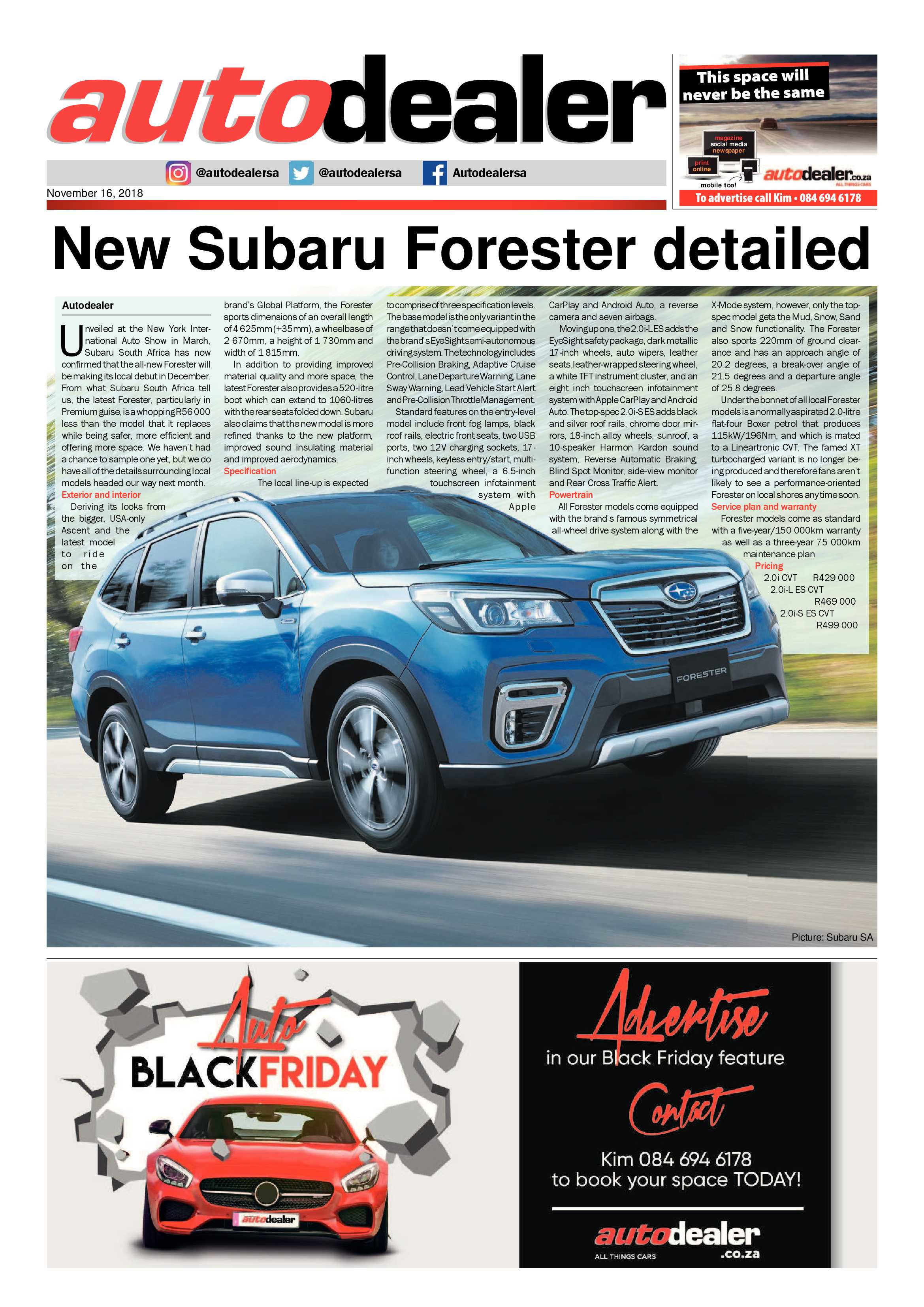 Boksburg Advertiser 13 November 2018 page 16