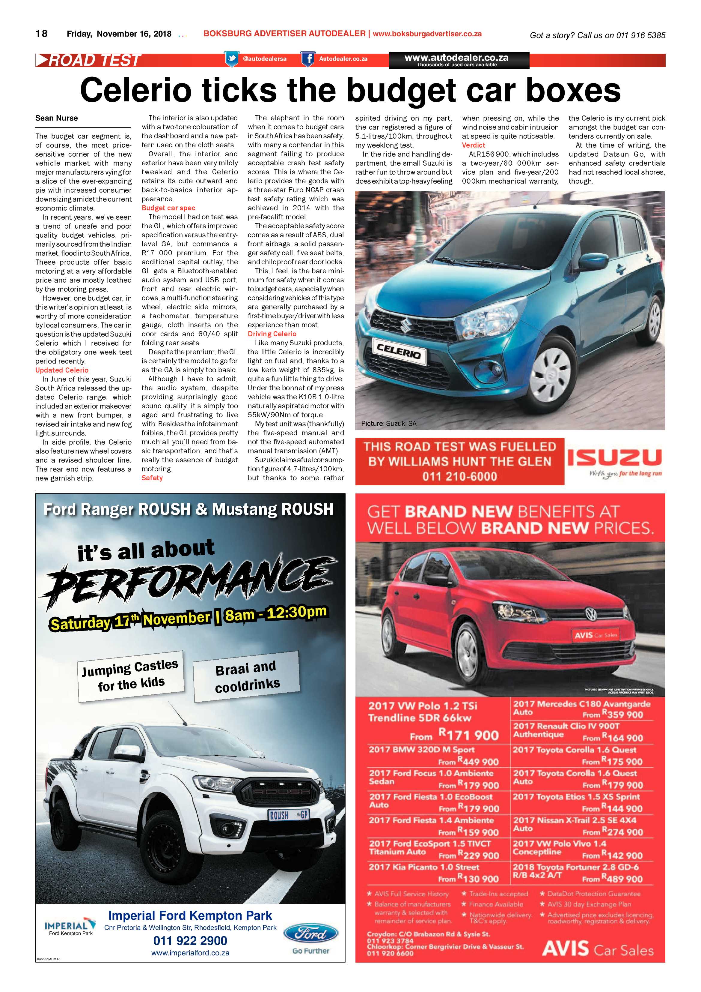 Boksburg Advertiser 13 November 2018 page 18