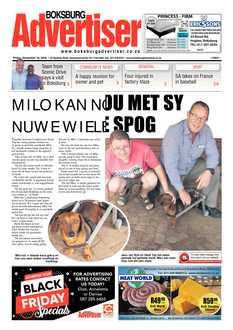 Boksburg Advertiser 13 November 2018