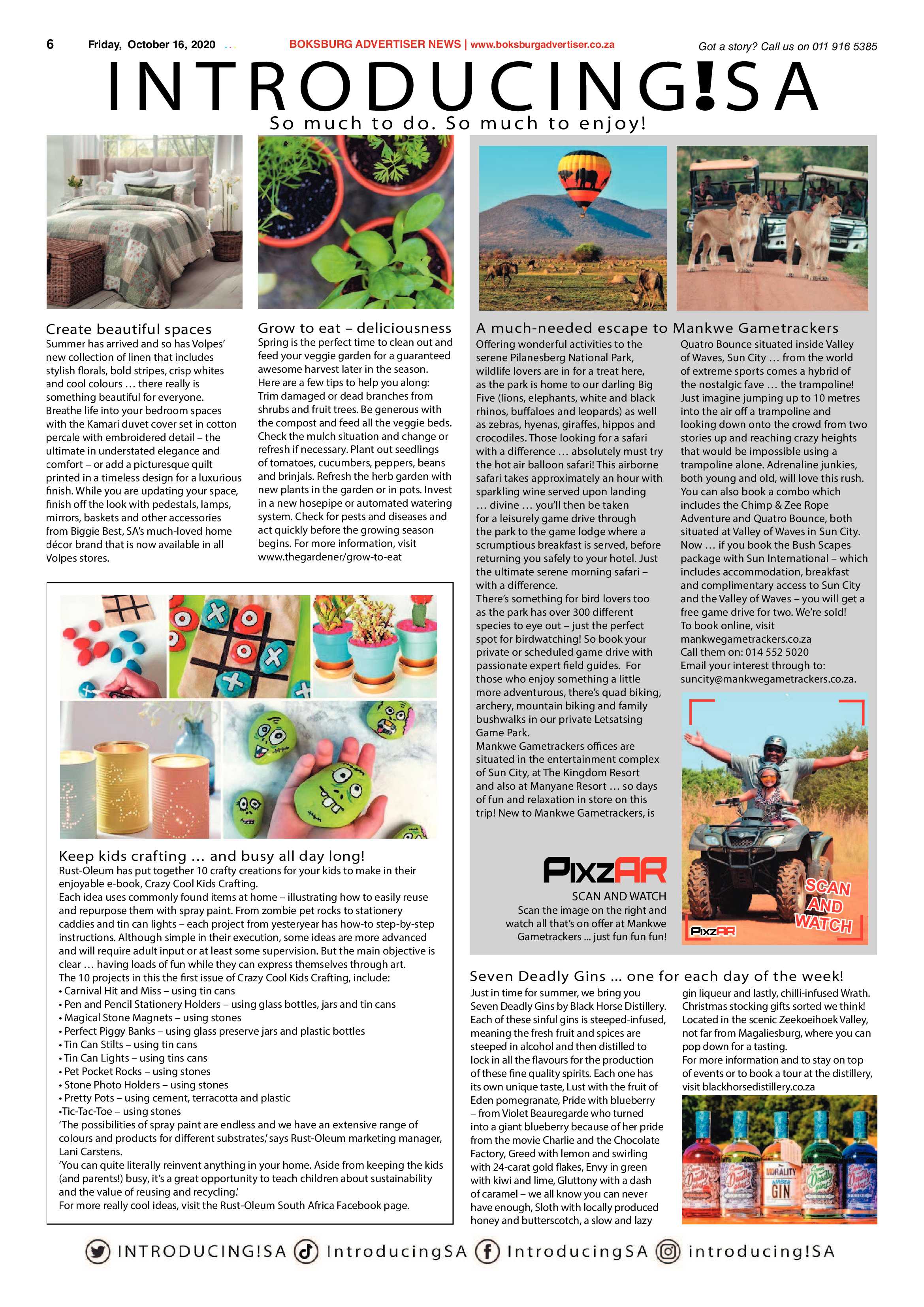 Boksburg Advertiser 13 October  2020 page 6
