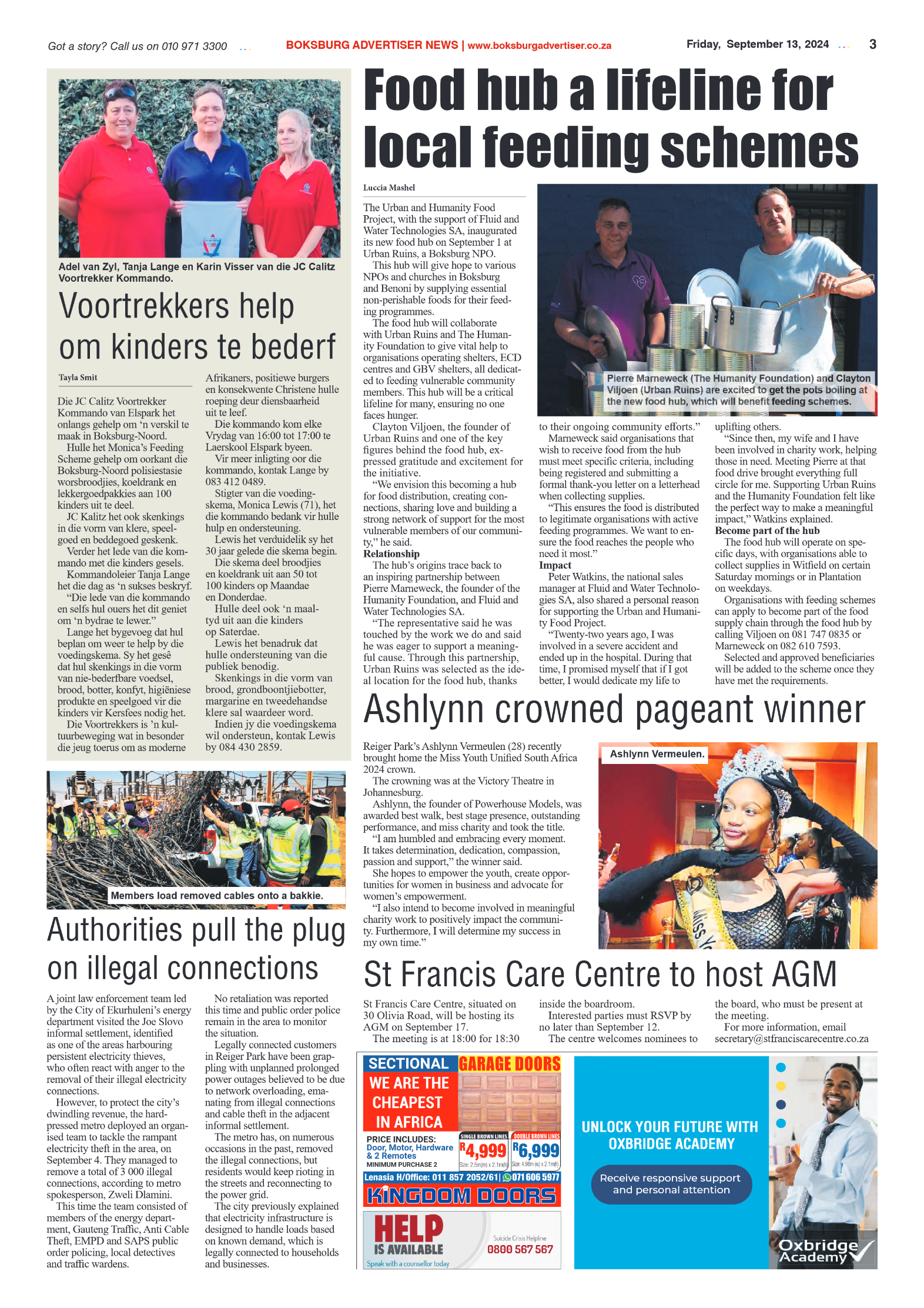 Boksburg Advertiser 13 September 2024 page 3