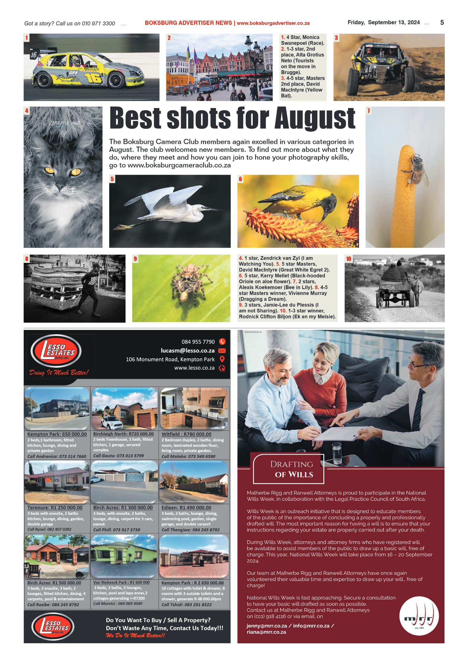 Boksburg Advertiser 13 September 2024 page 5