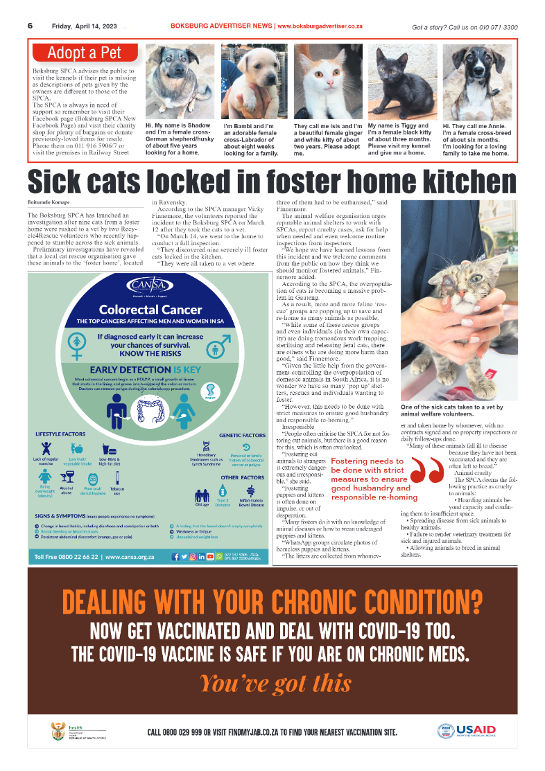 Boksburg Advertiser 14 April 2023 page 6