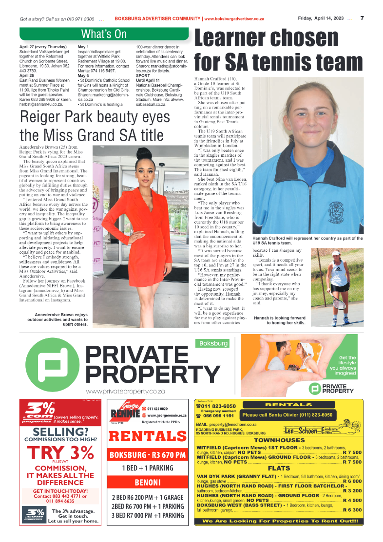 Boksburg Advertiser 14 April 2023 page 7