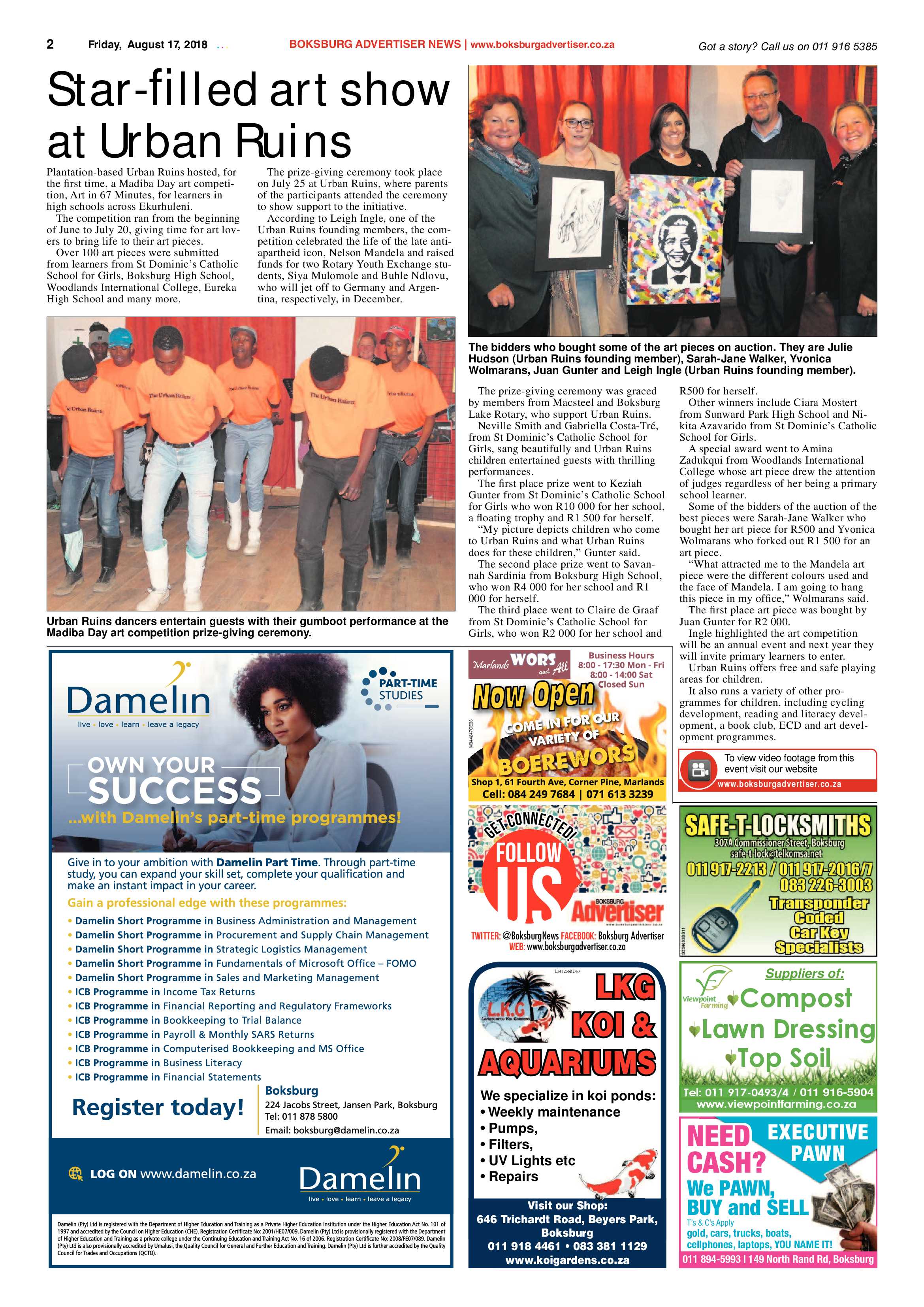 Boksburg Advertiser 14 August 2018 page 2