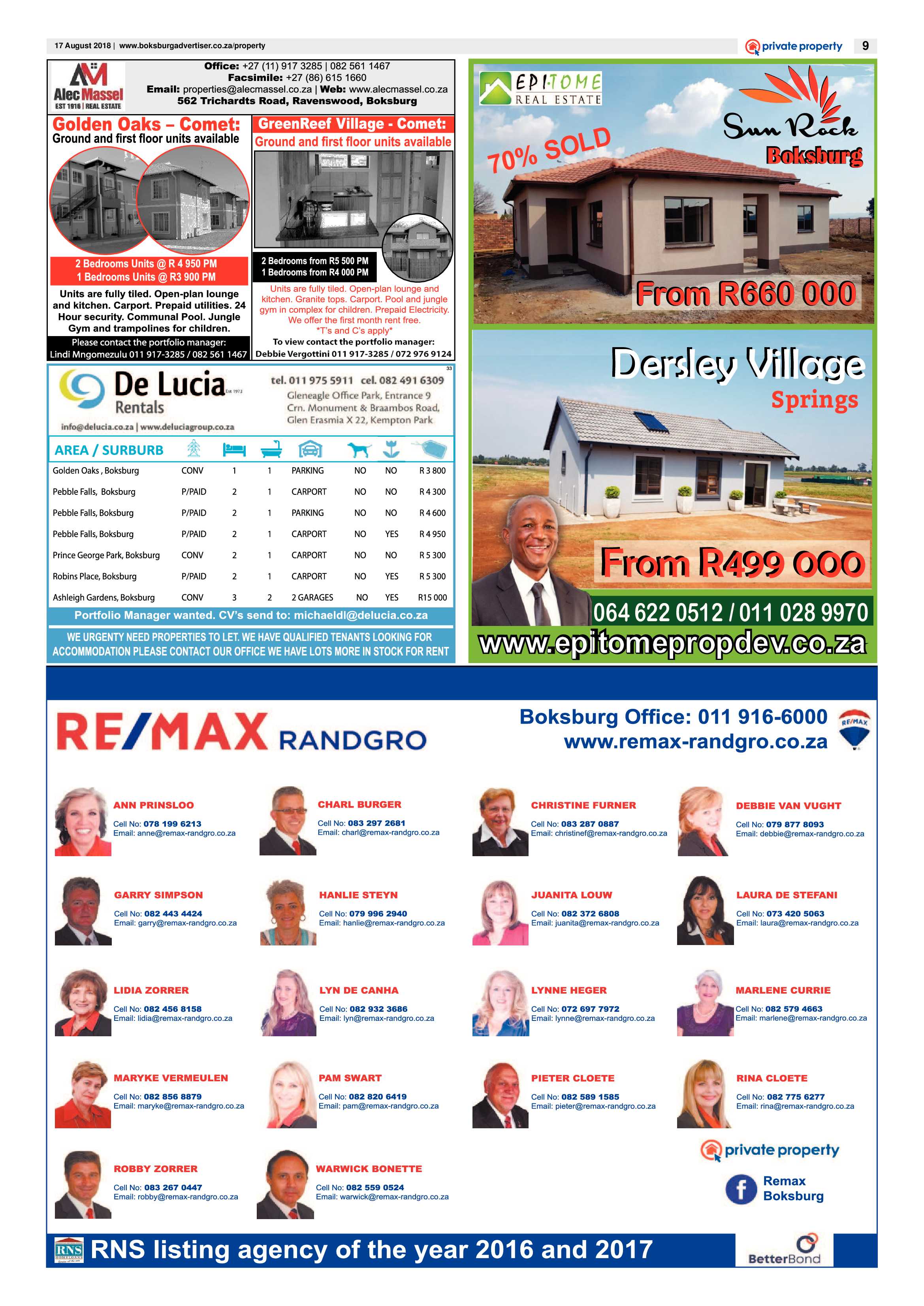 Boksburg Advertiser 14 August 2018 page 9