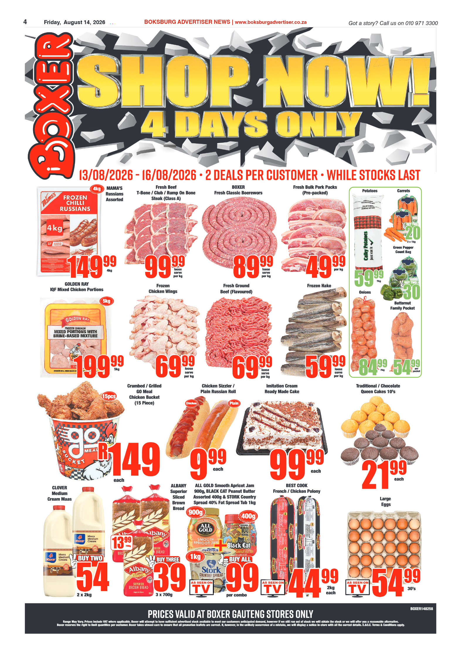 Boksburg Advertiser 14 August 2026 page 4