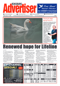 Boksburg Advertiser 14 August 2026