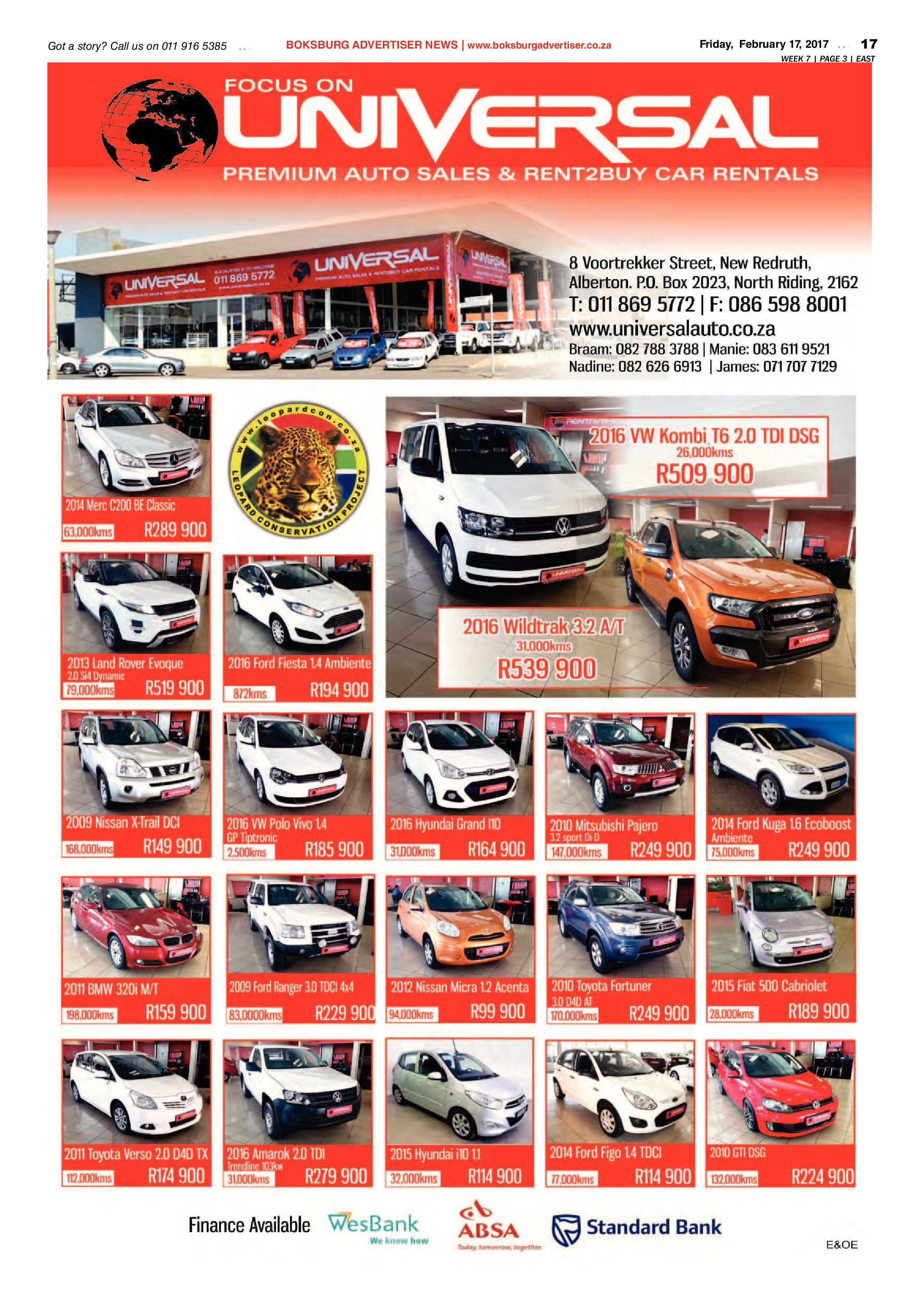 Boksburg Advertiser 14 February 2017 page 17