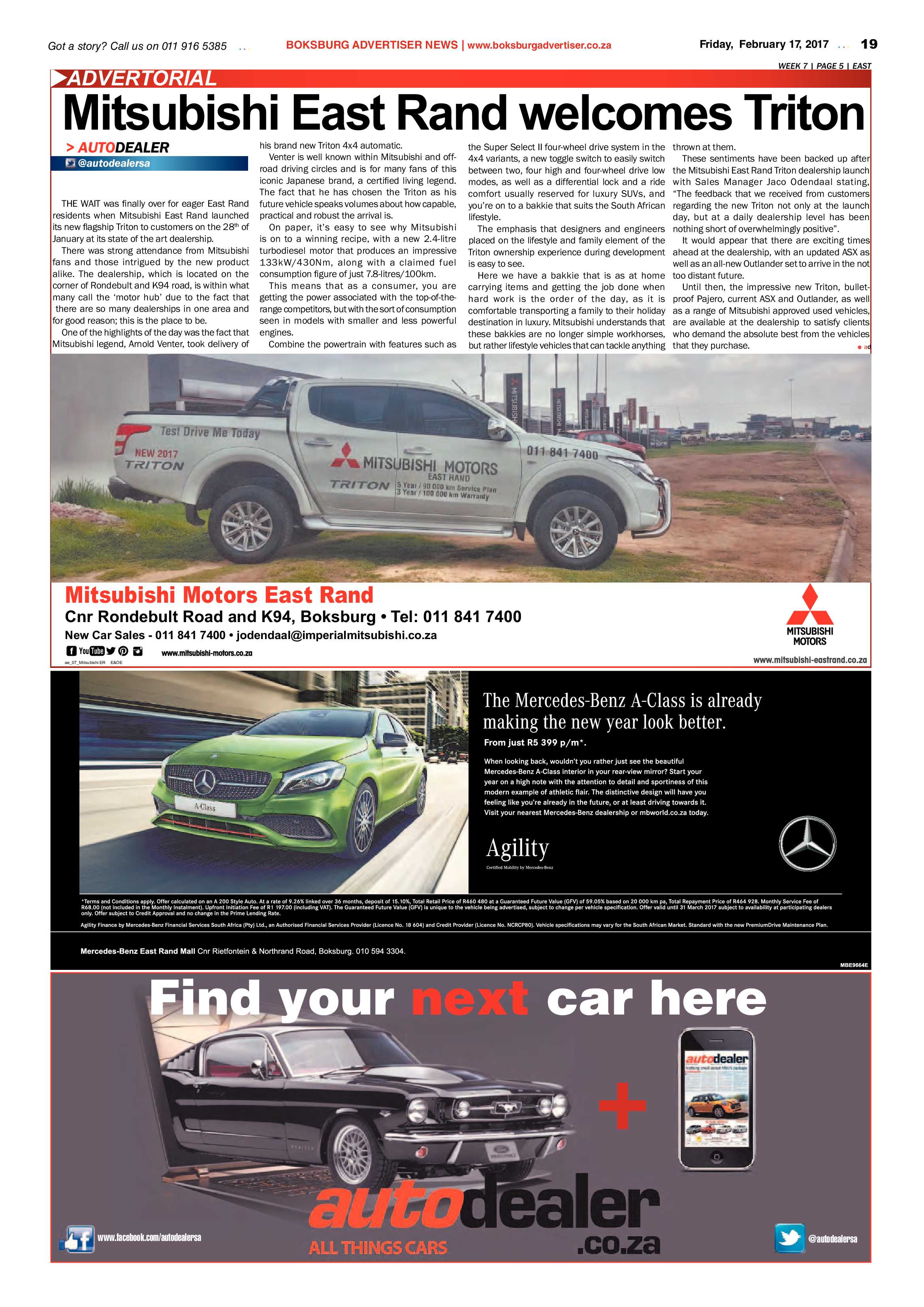 Boksburg Advertiser 14 February 2017 page 19