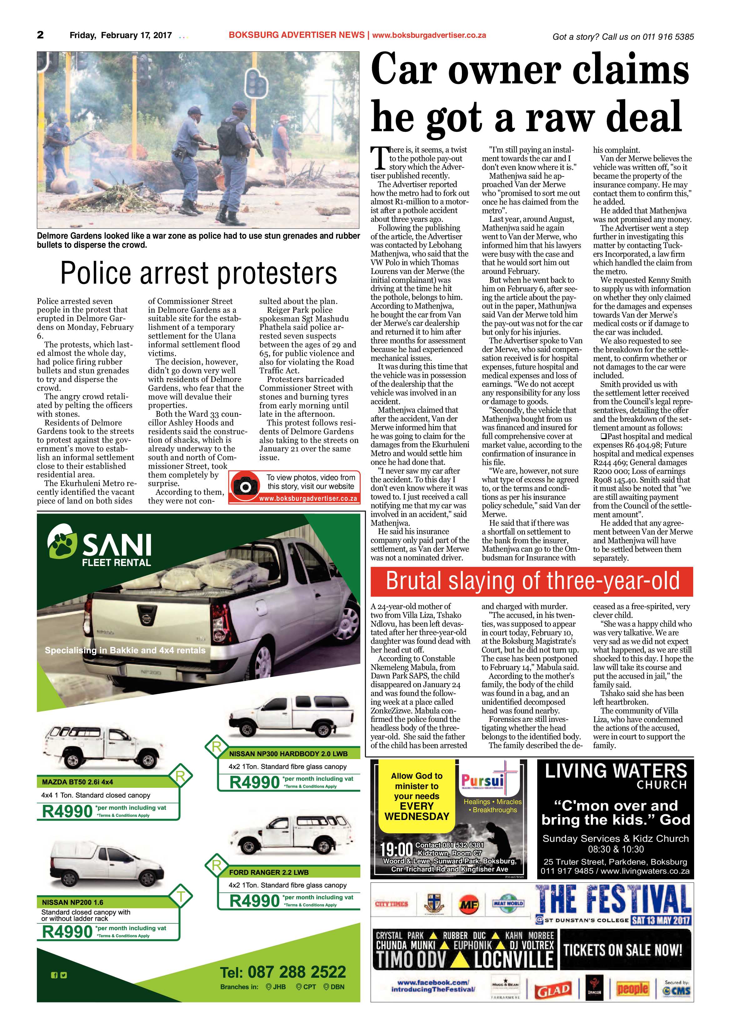 Boksburg Advertiser 14 February 2017 page 2