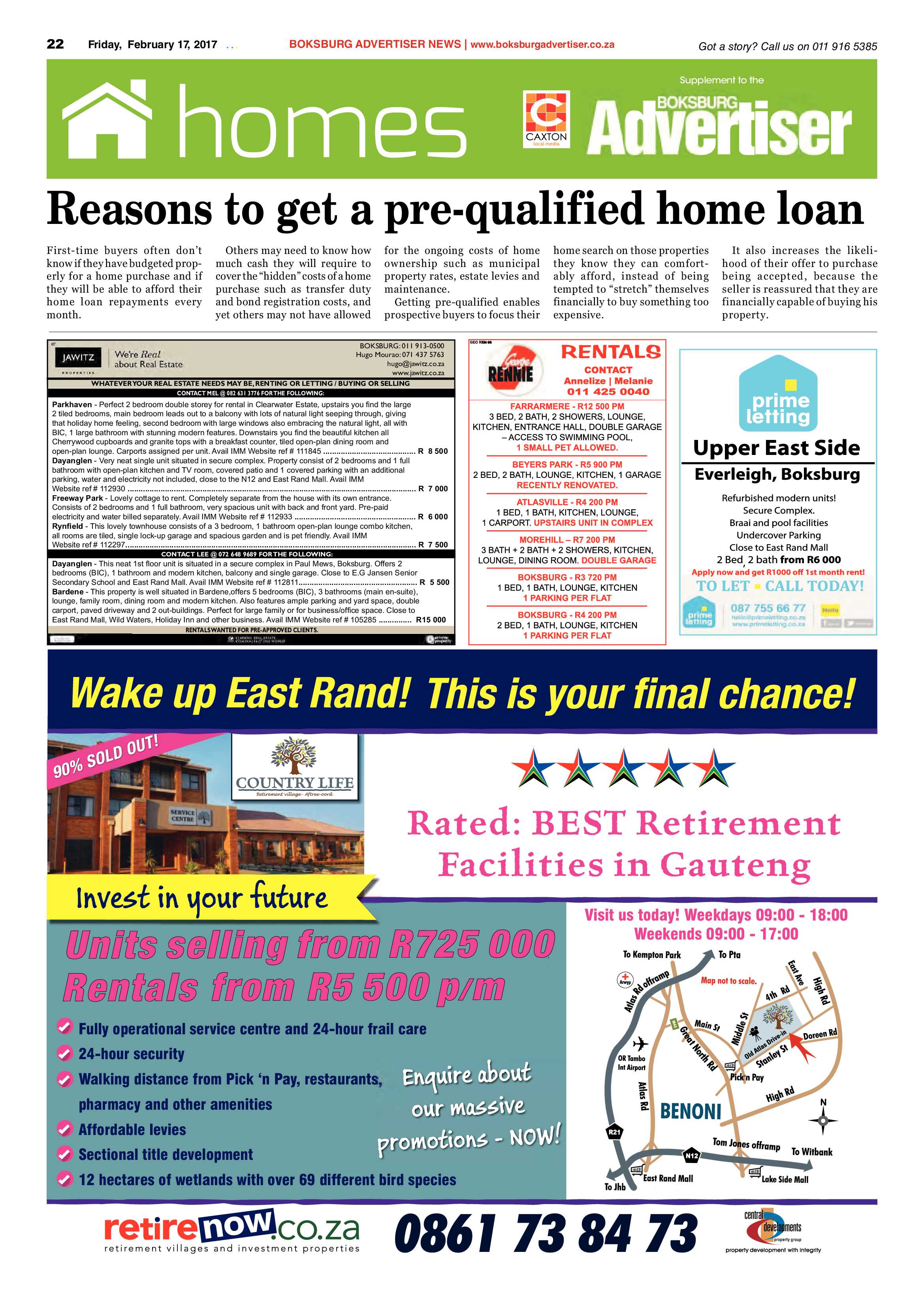 Boksburg Advertiser 14 February 2017 page 22