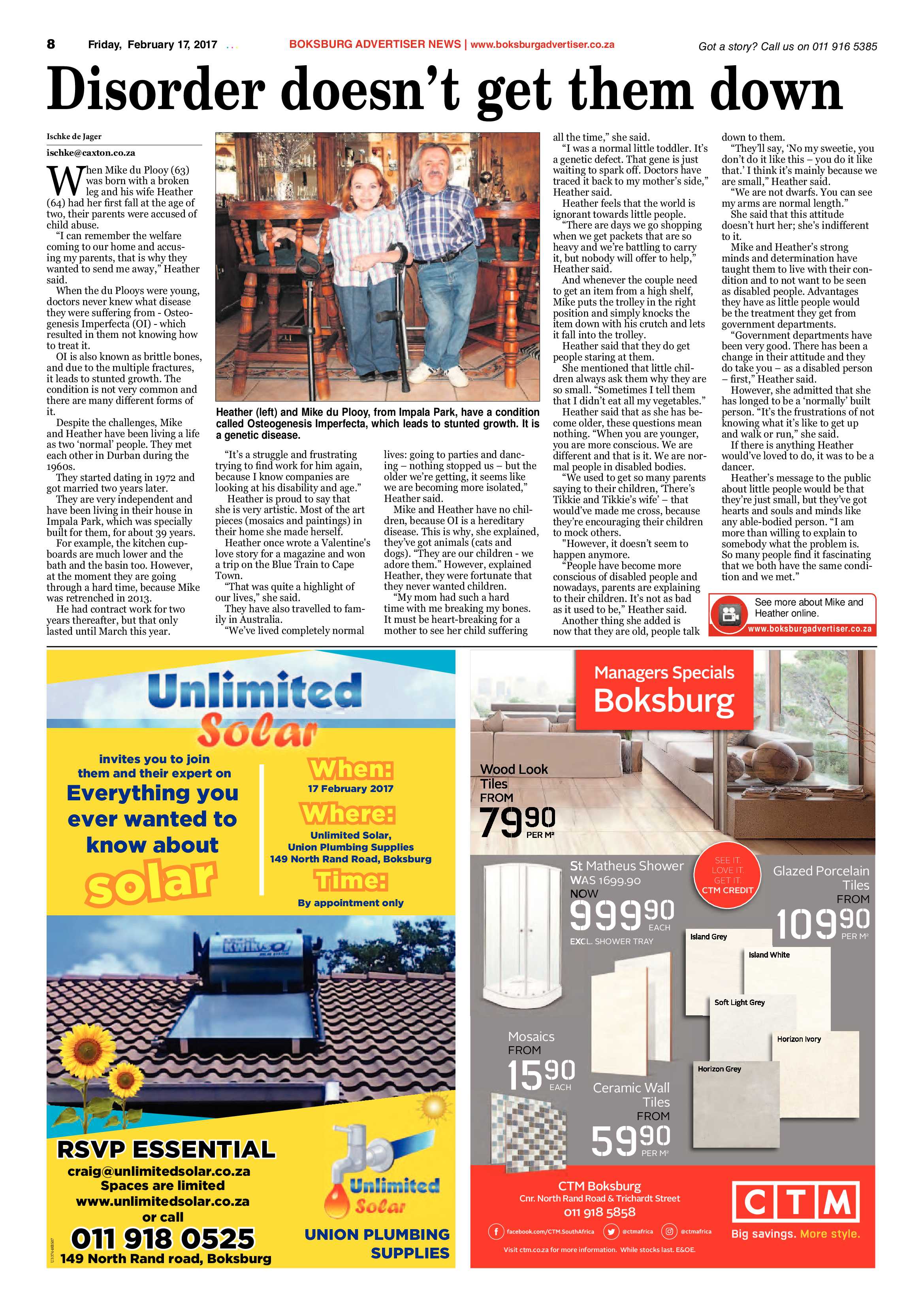 Boksburg Advertiser 14 February 2017 page 8