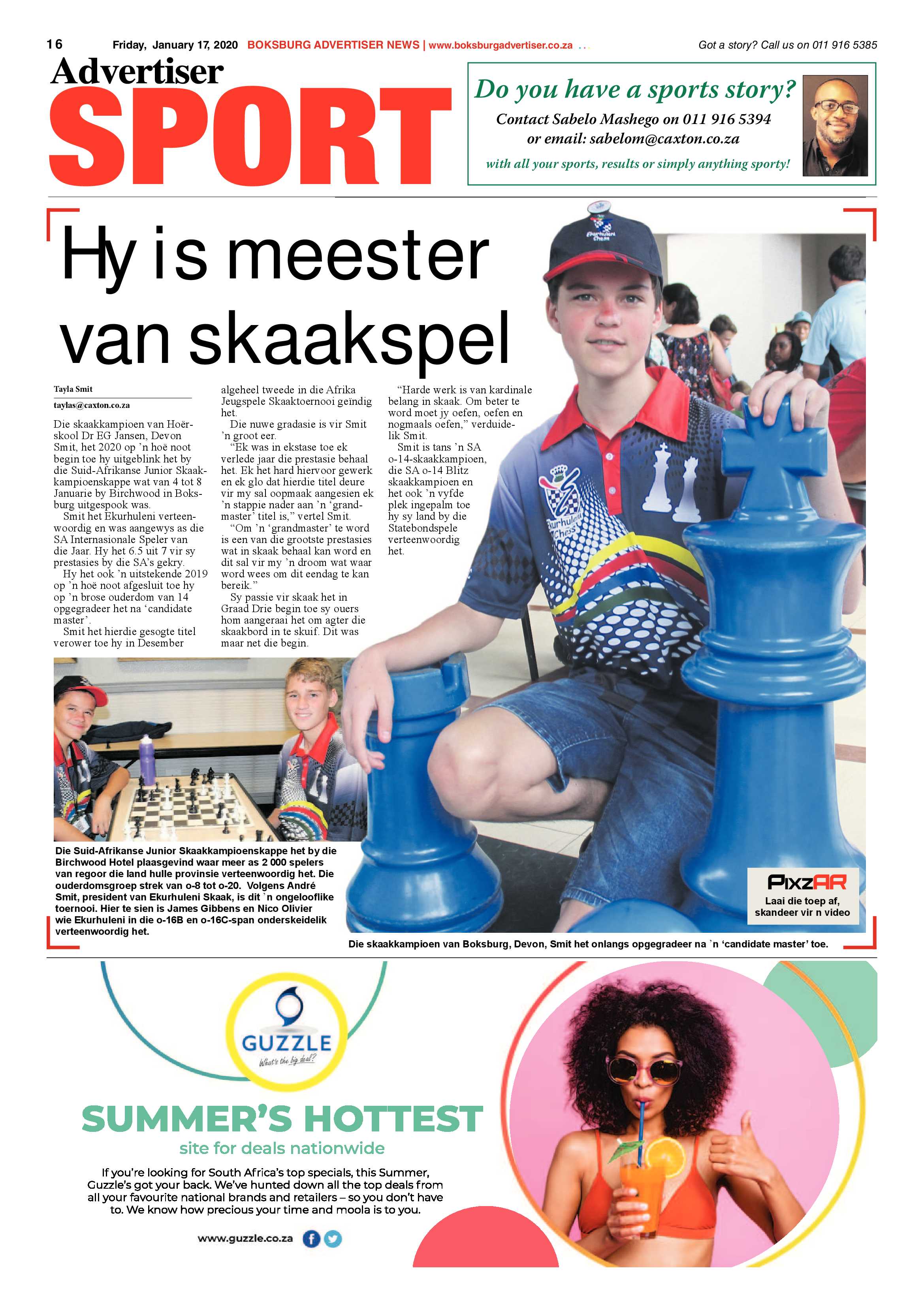 Boksburg Advertiser 14 January 2020 page 16
