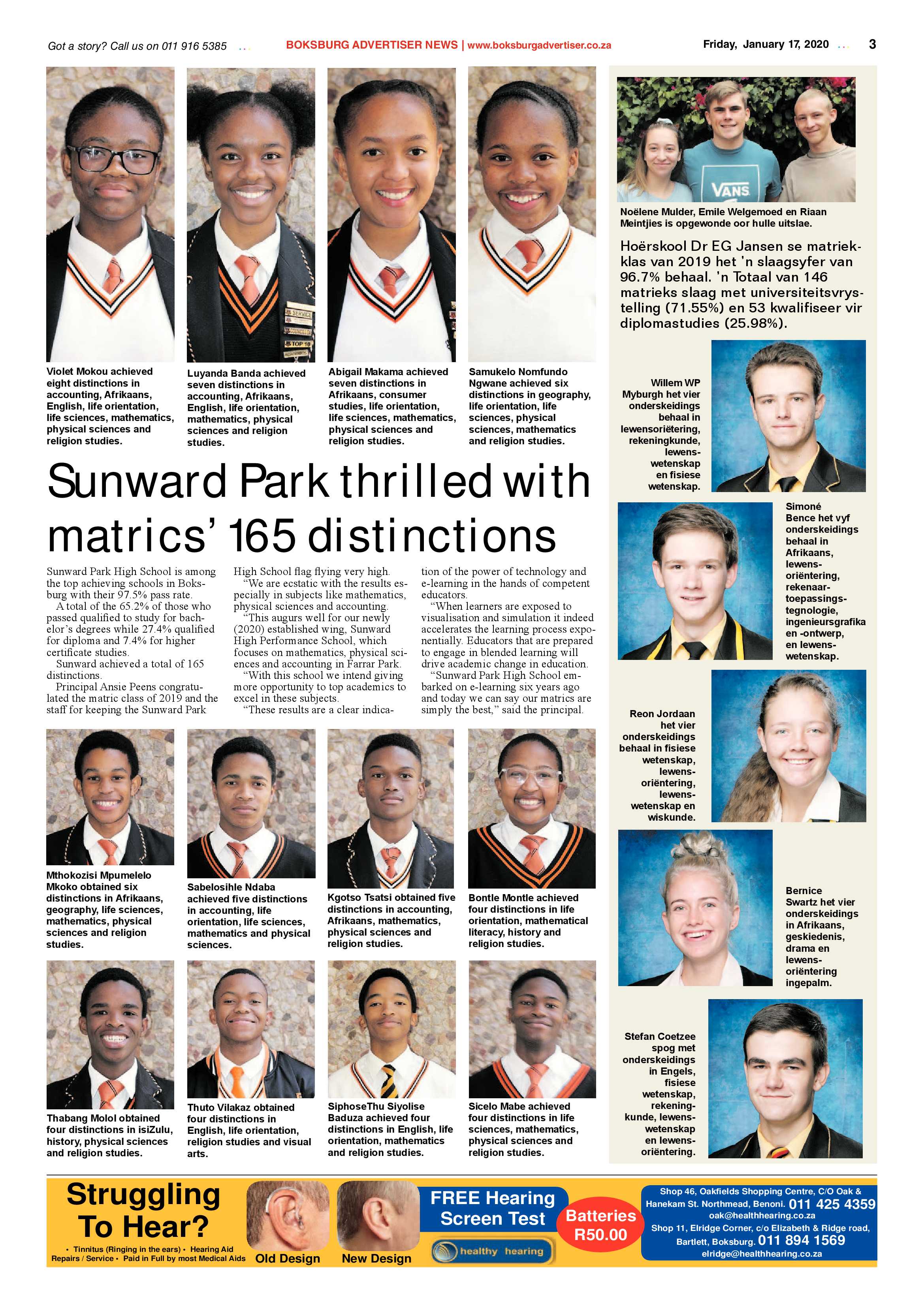 Boksburg Advertiser 14 January 2020 page 3