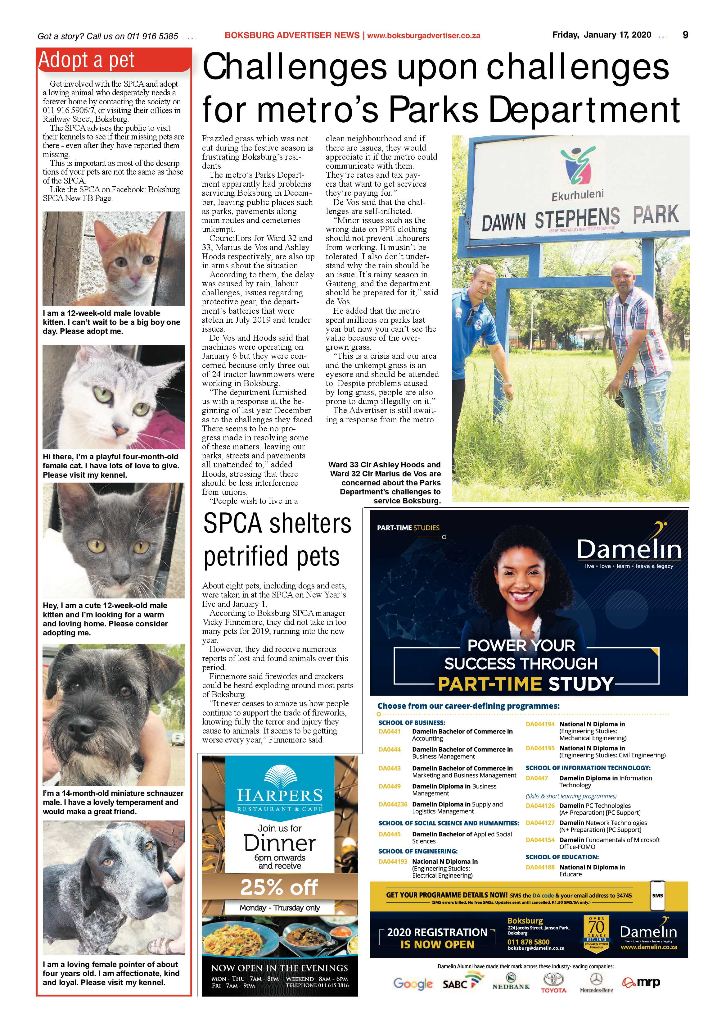 Boksburg Advertiser 14 January 2020 page 9