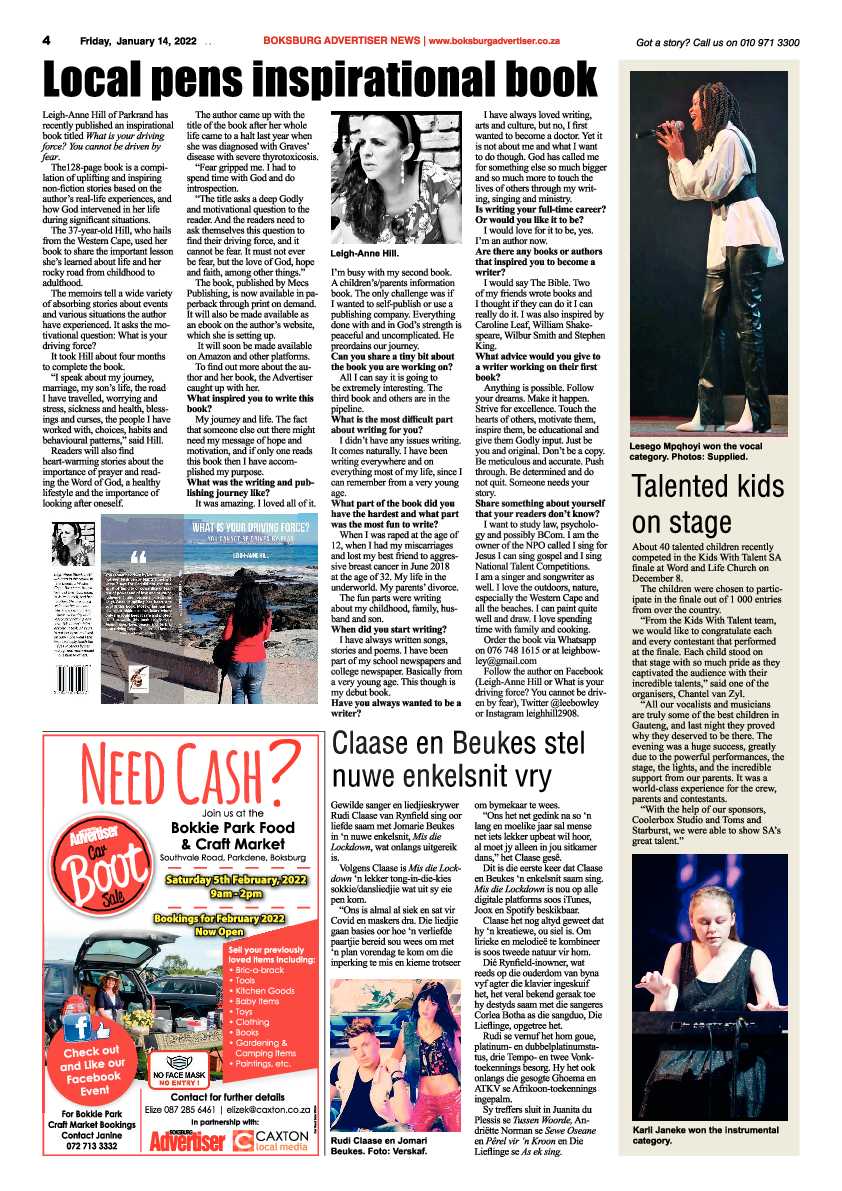 Boksburg Advertiser 14 January 2022 page 4
