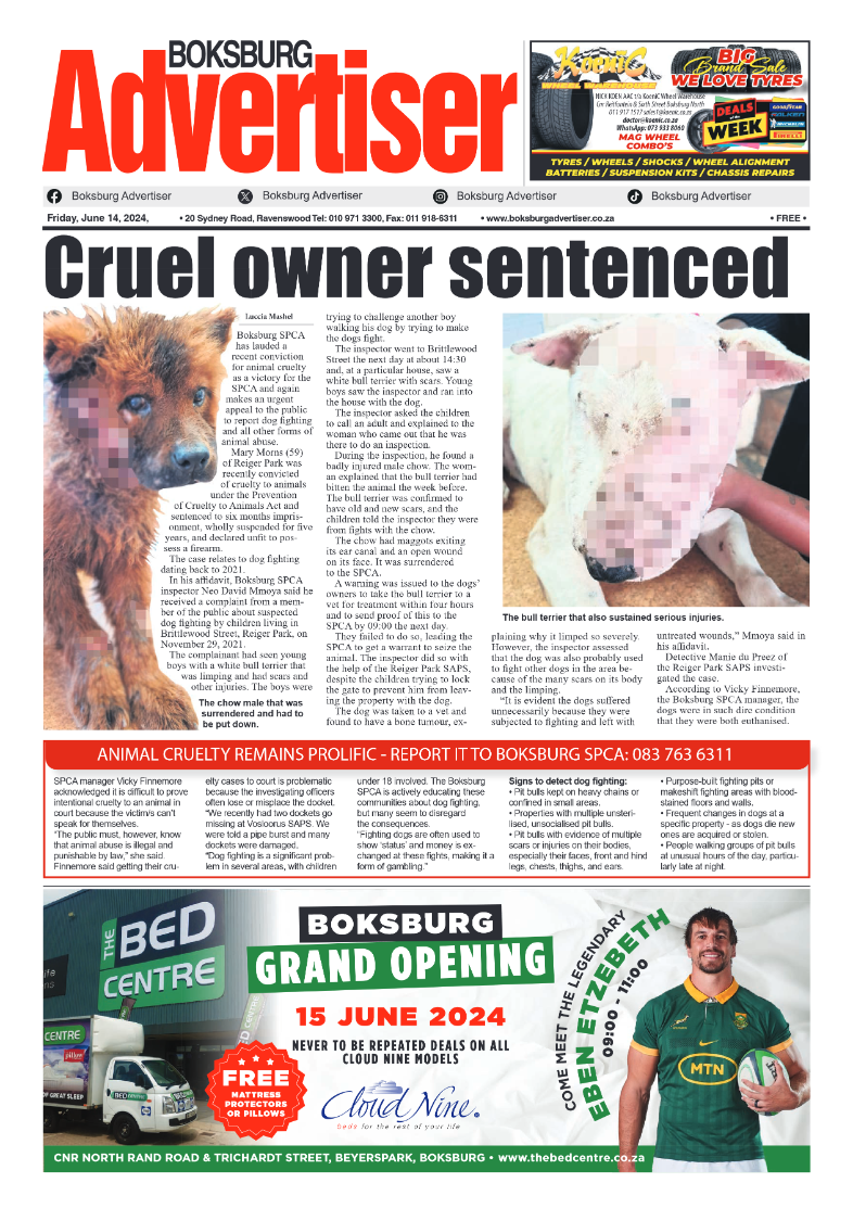 Boksburg Advertiser 14 June 2024 page 1