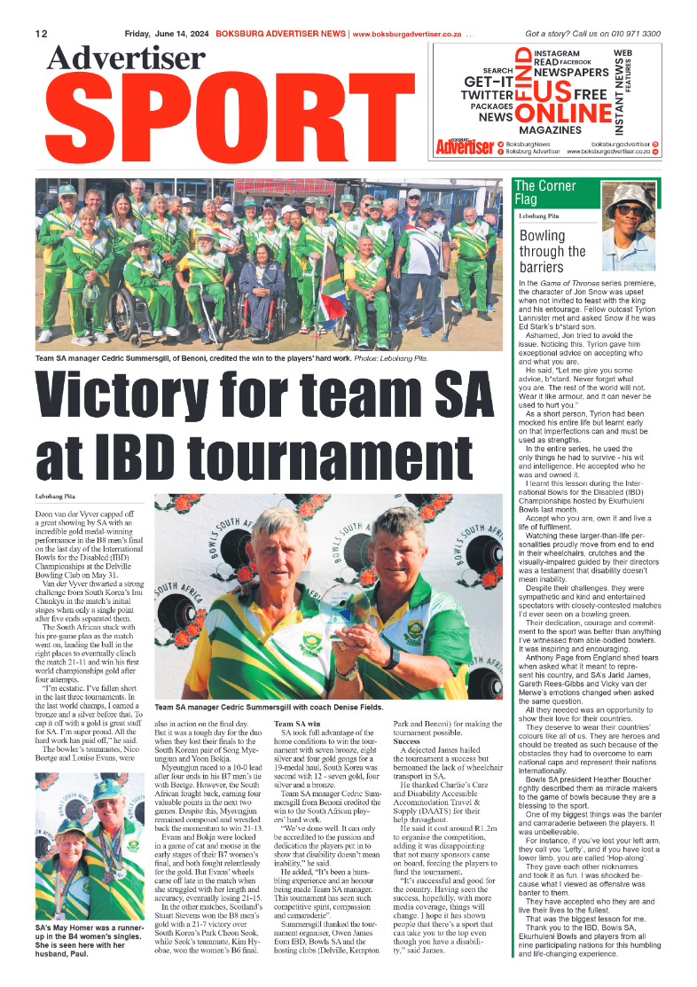 Boksburg Advertiser 14 June 2024 page 12