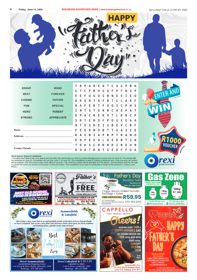 Boksburg Advertiser 14 June 2024 page 4
