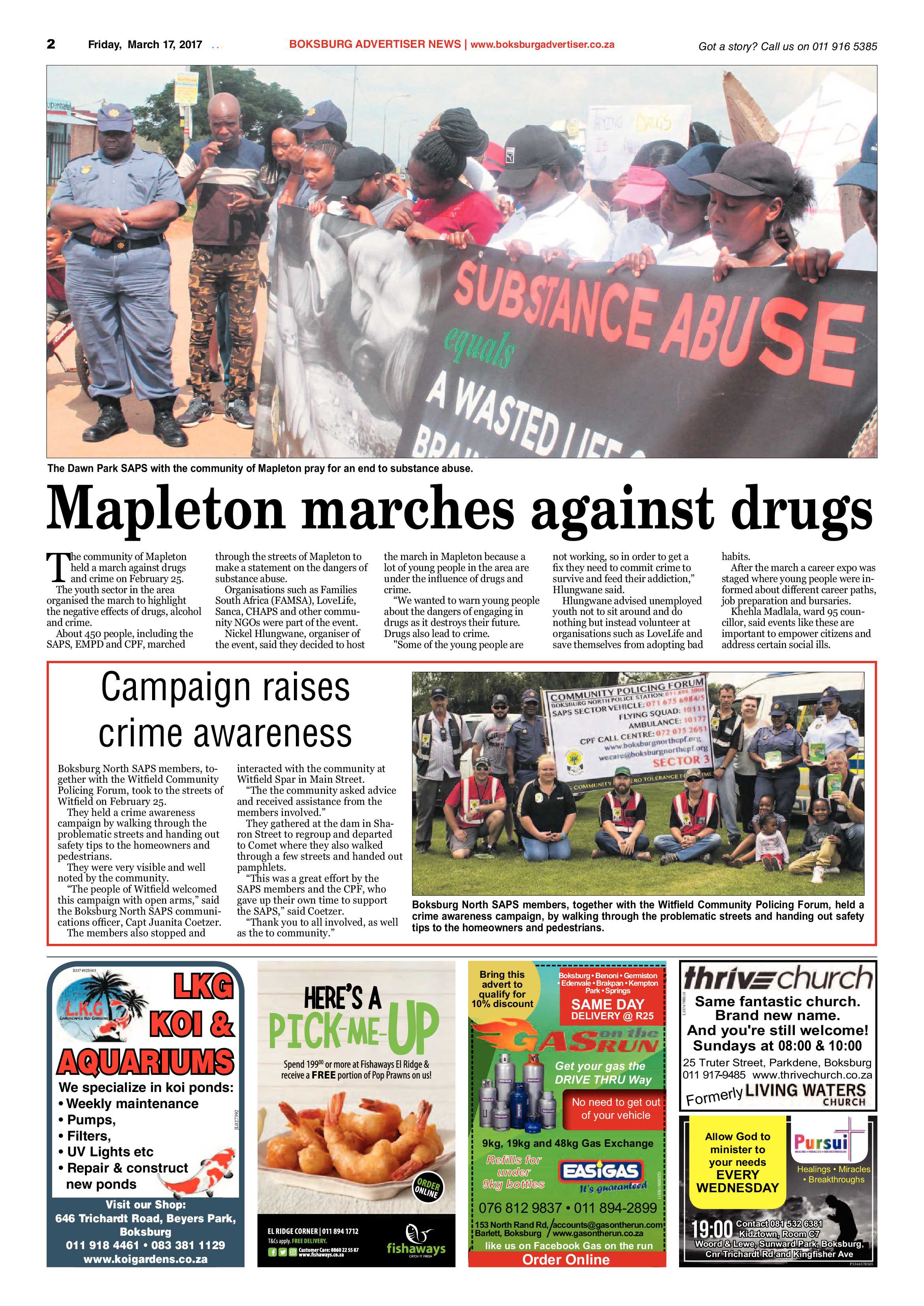 Boksburg Advertiser 14 March 2017 page 2