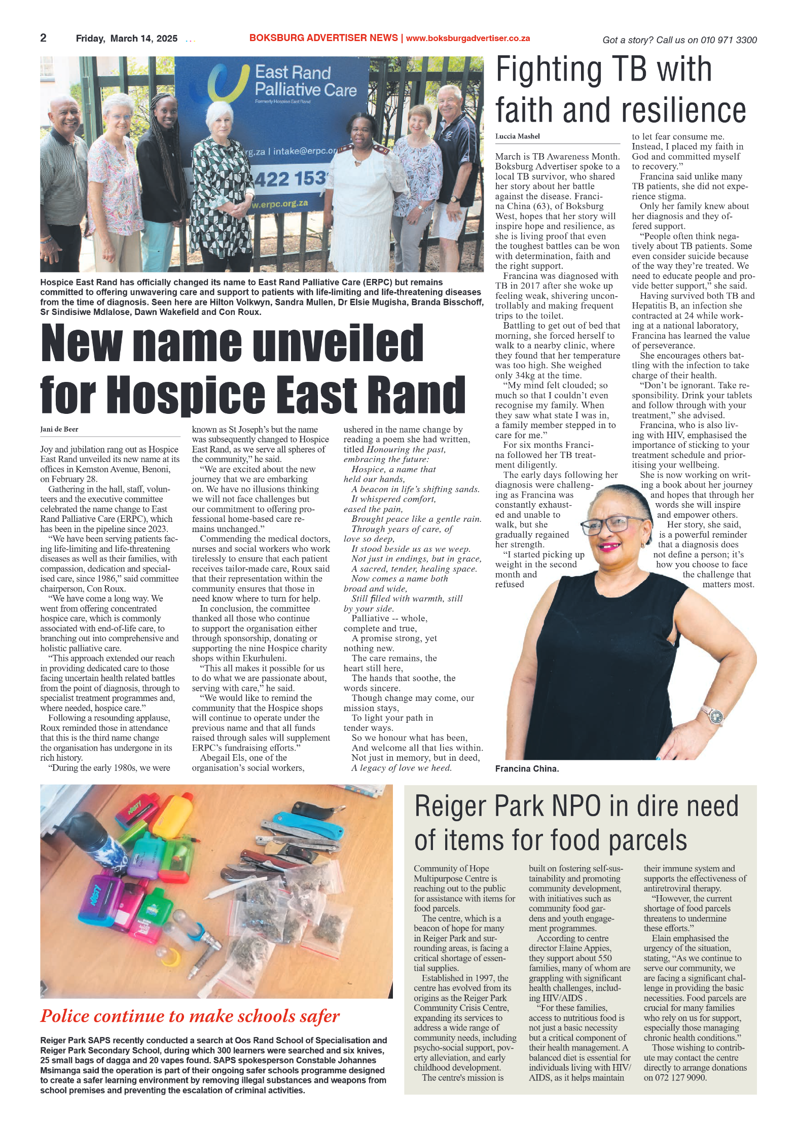 Boksburg Advertiser 14 March 2025 page 4