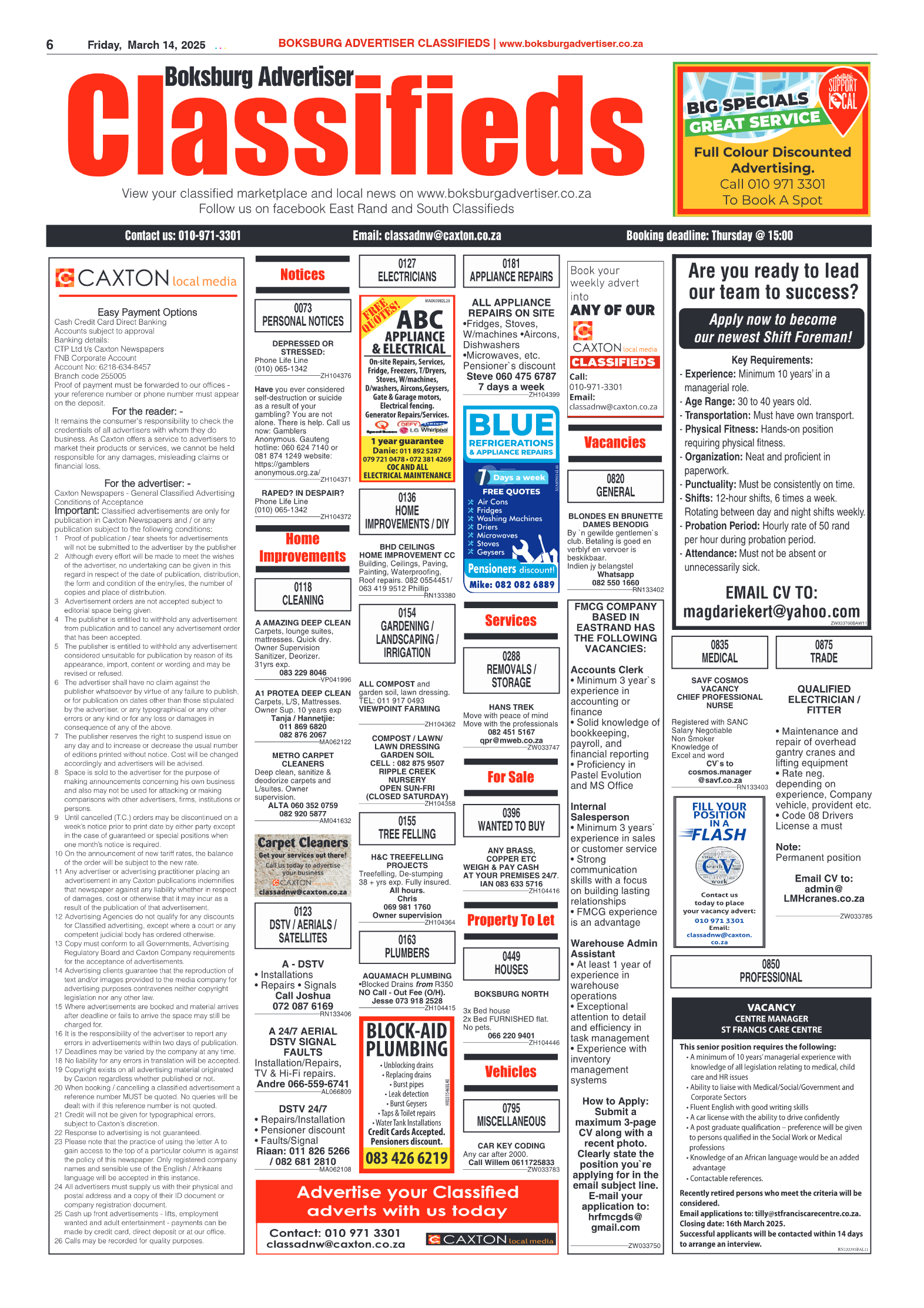 Boksburg Advertiser 14 March 2025 page 8