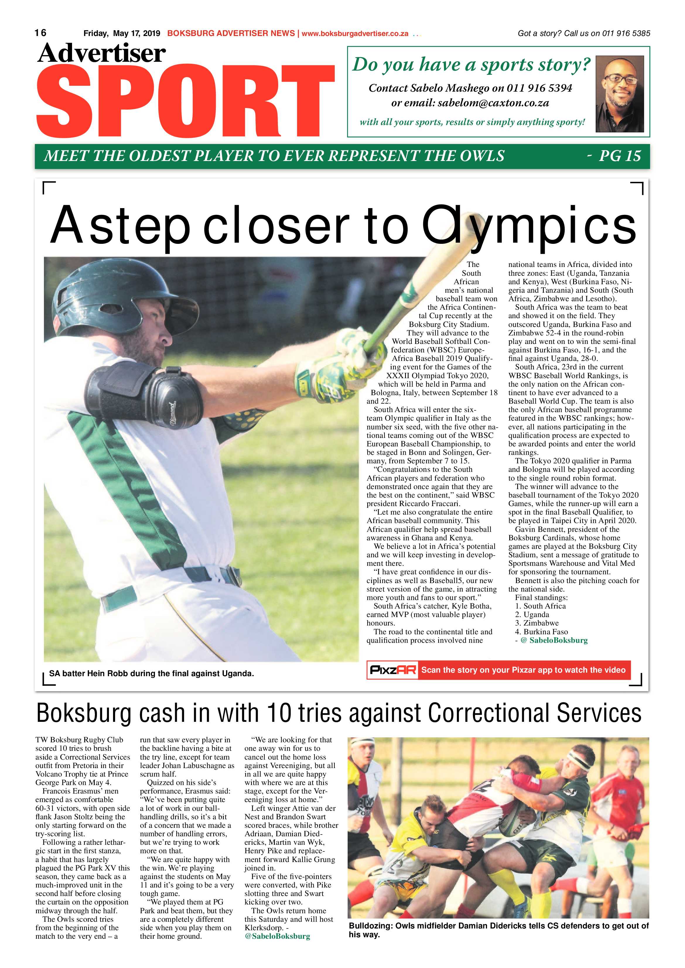 Boksburg Advertiser 14 May 2019 page 16