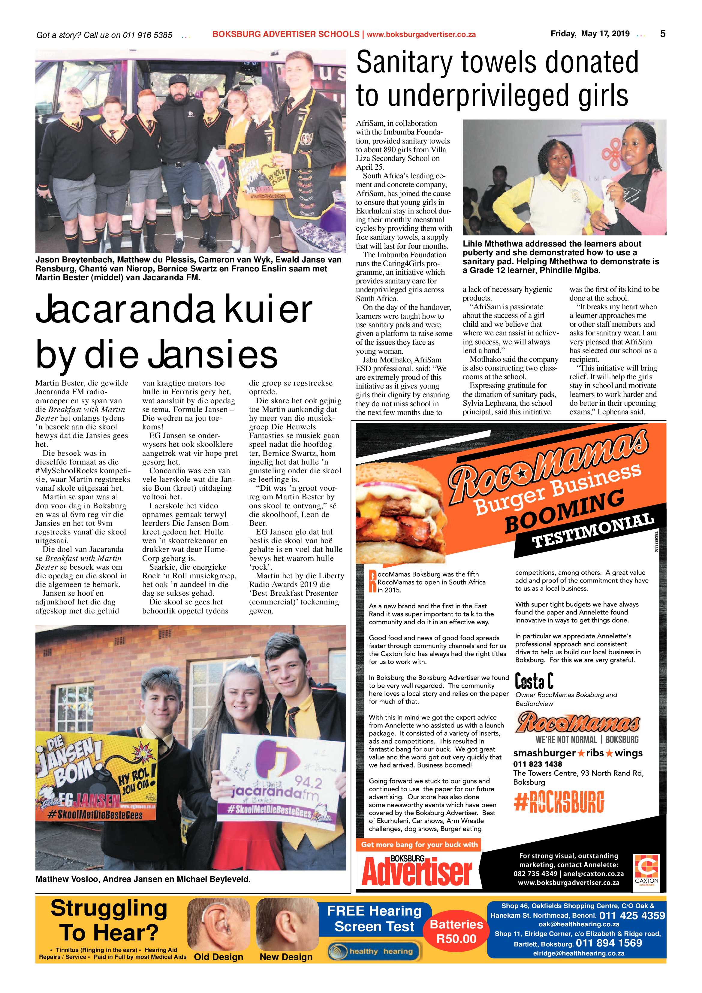 Boksburg Advertiser 14 May 2019 page 5