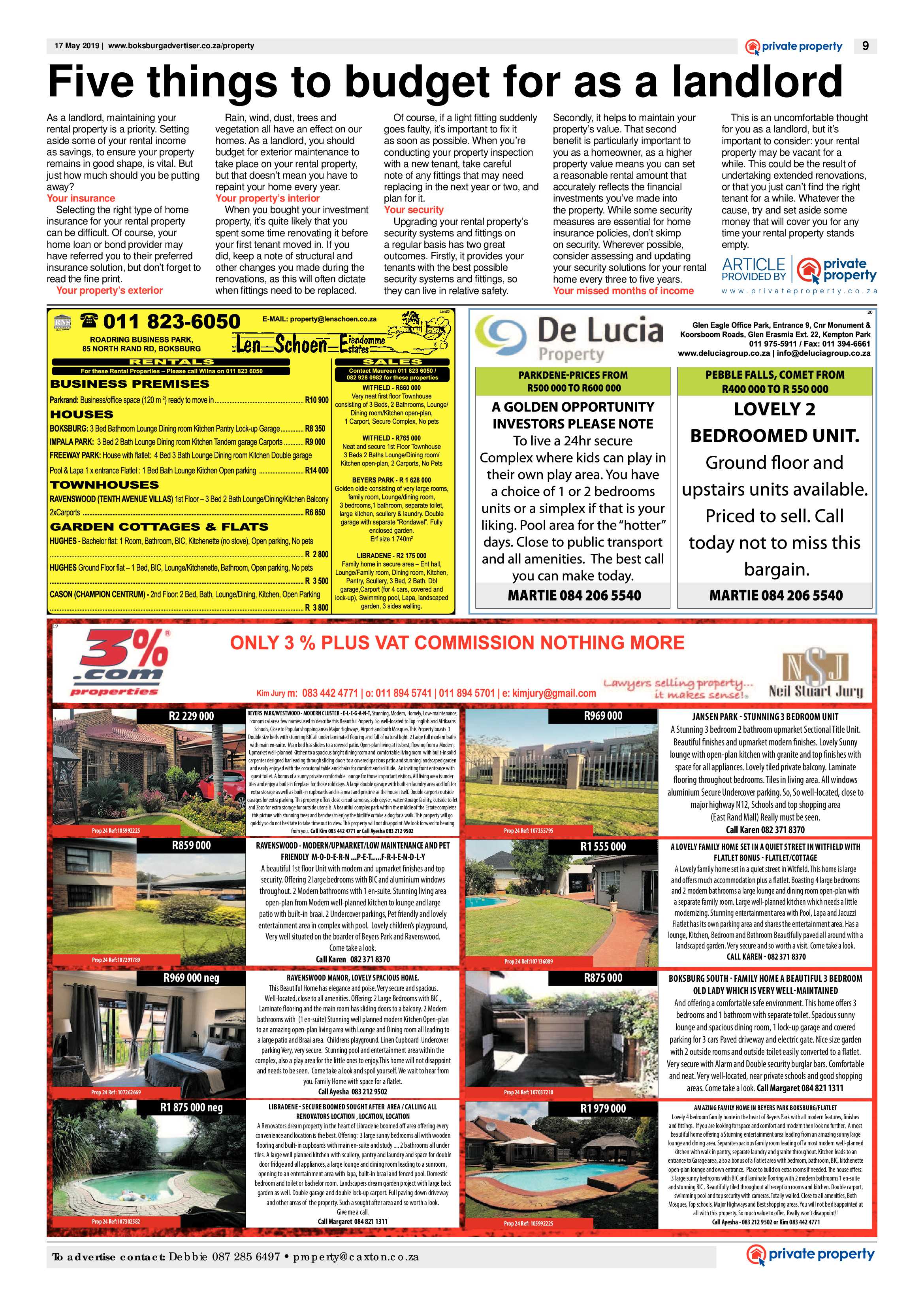 Boksburg Advertiser 14 May 2019 page 9