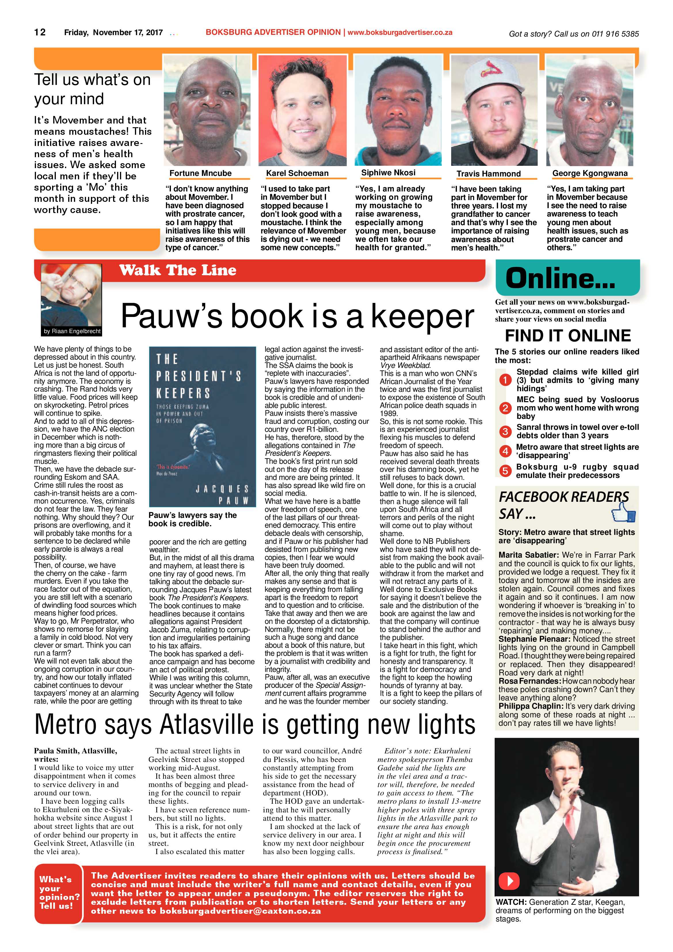 Boksburg Advertiser 14 November 2017 page 12