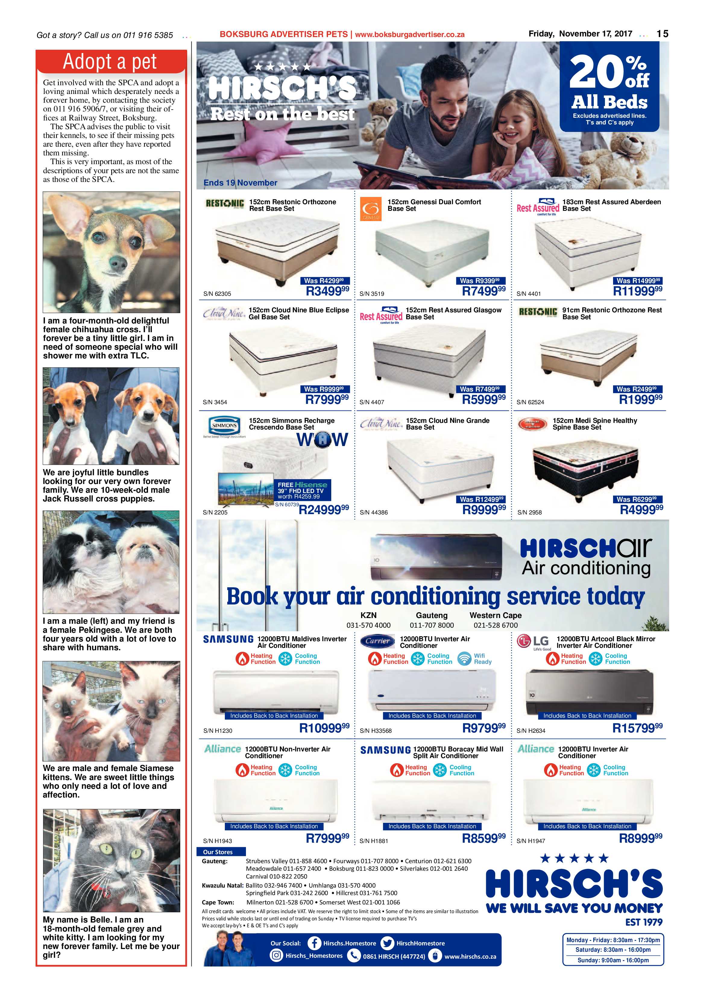 Boksburg Advertiser 14 November 2017 page 15