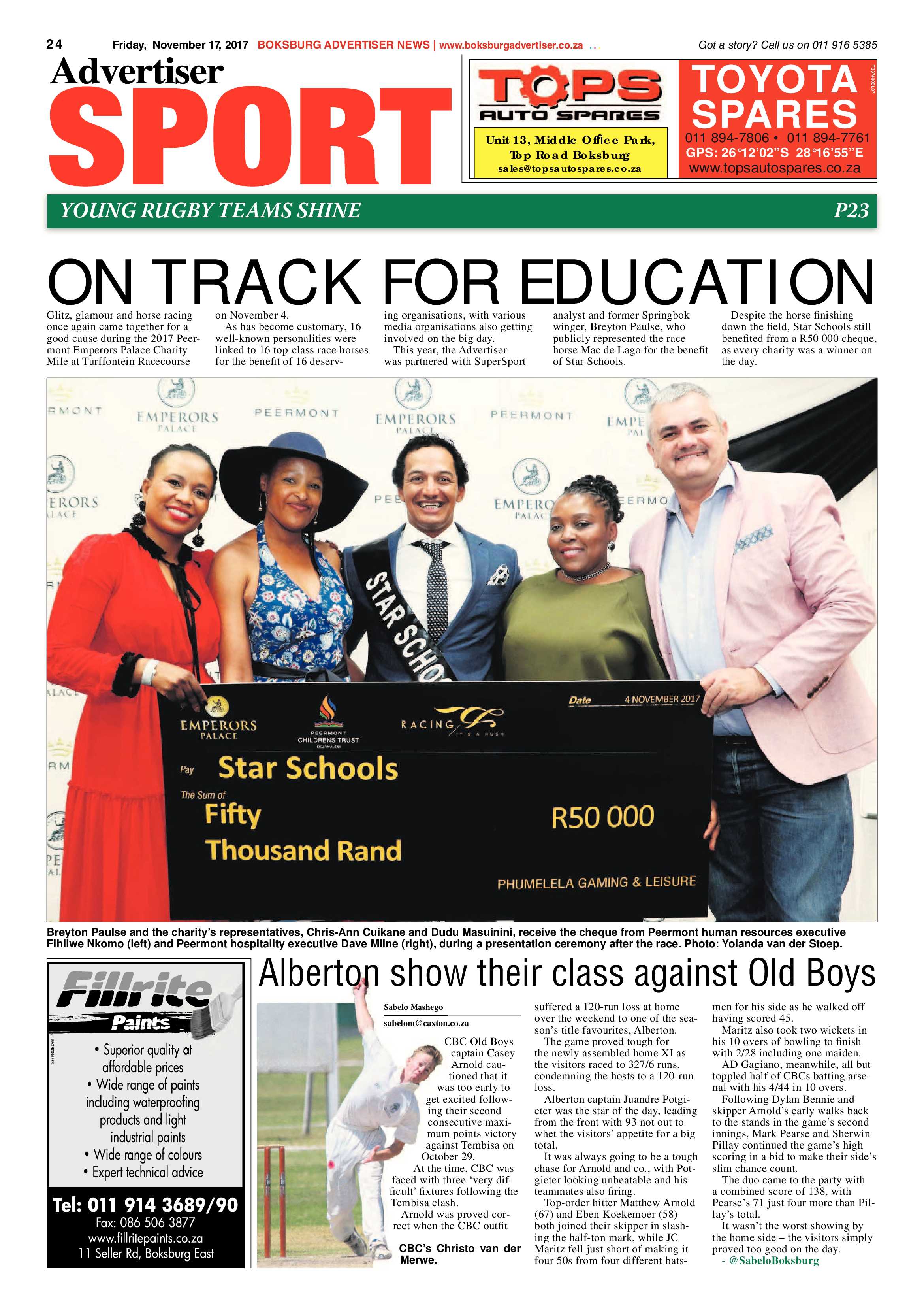 Boksburg Advertiser 14 November 2017 page 24