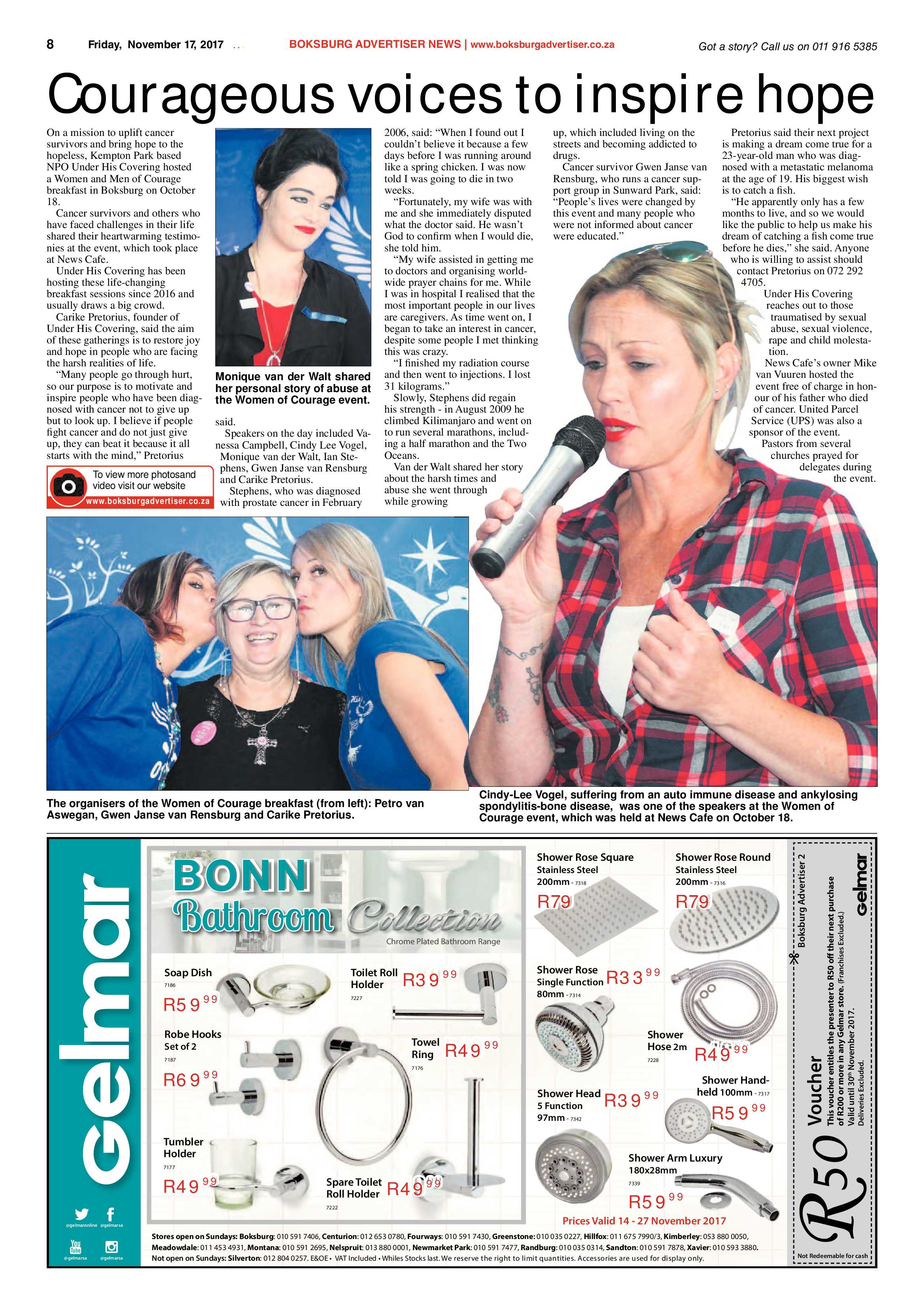 Boksburg Advertiser 14 November 2017 page 8