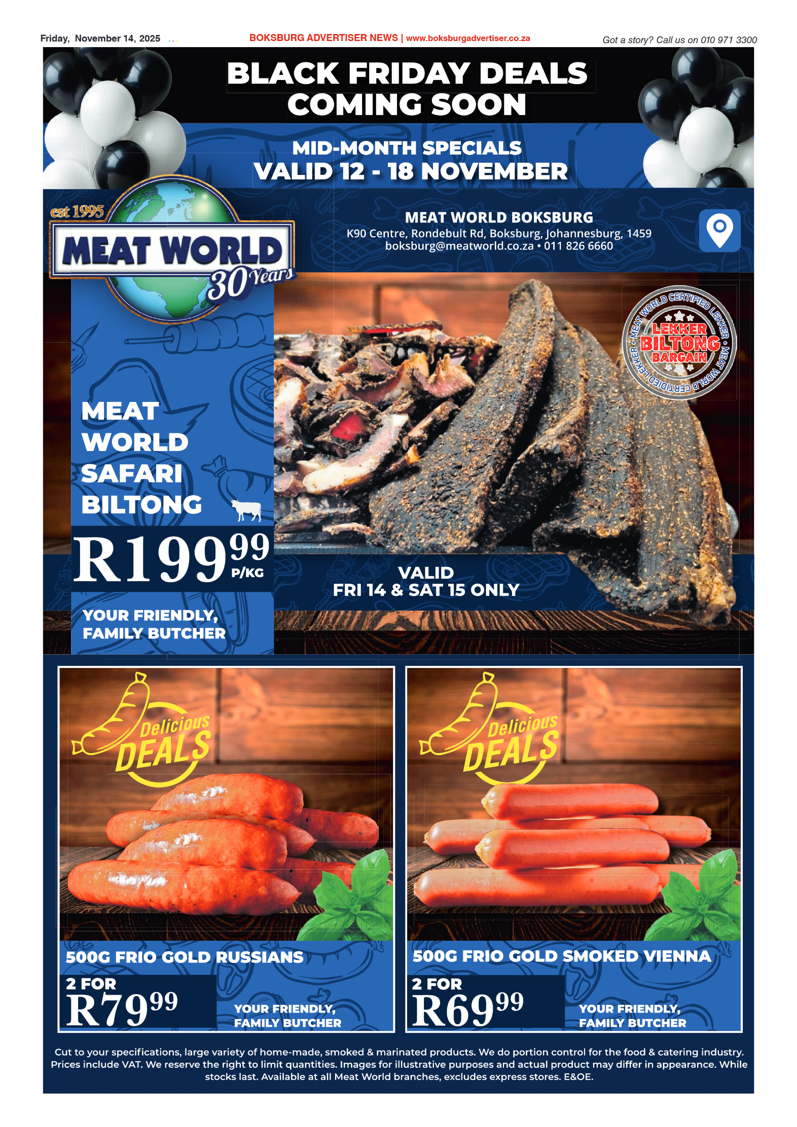 Boksburg Advertiser 14 November 2025 page 12